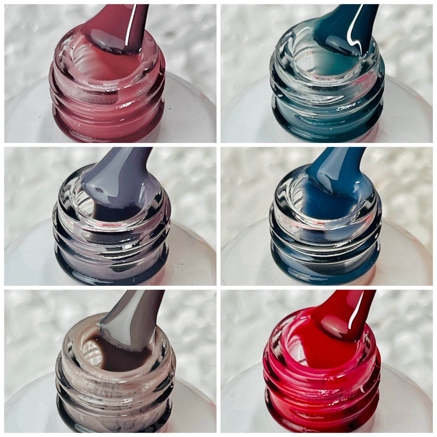 Jelly Glaze Gel Polish Collection 12 Shades - Luxie Nail
