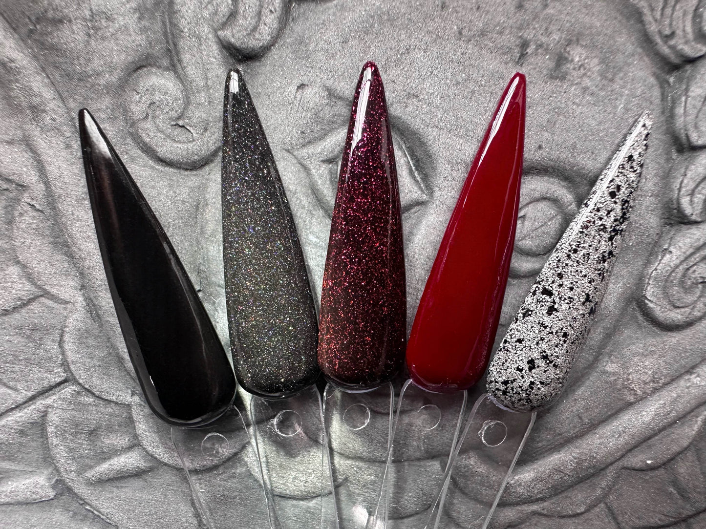 Dark Elegance 2023 Halloween Set of 5 - Luxie Nail