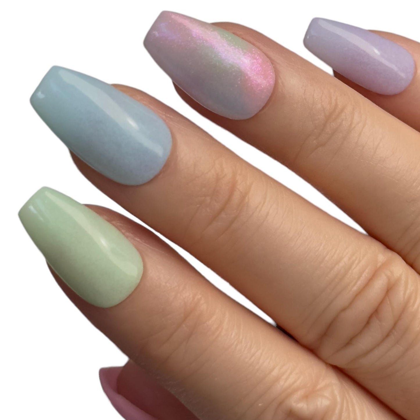 🧁 Let Them Eat Cake Shimmers Acrylic Dip Powder- Luxie Nail