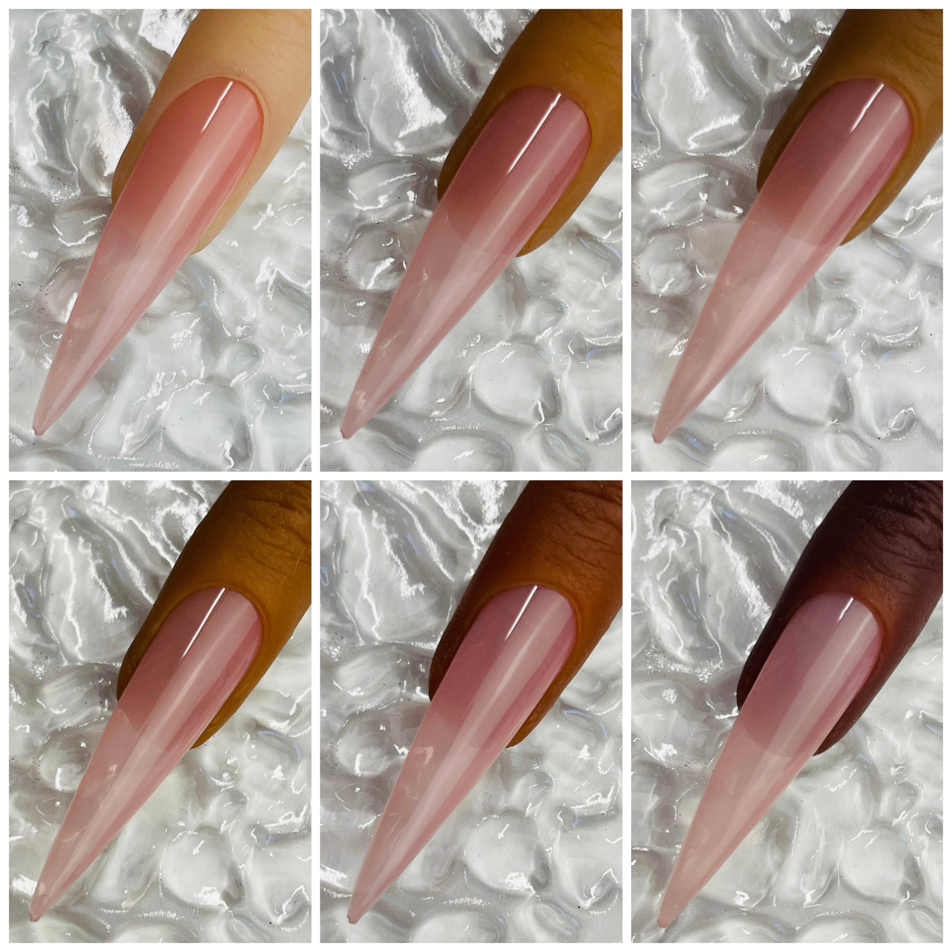 NÜD Tinted Rubber Base Collection- HEMA FREE 15 Shades - Luxie Nail