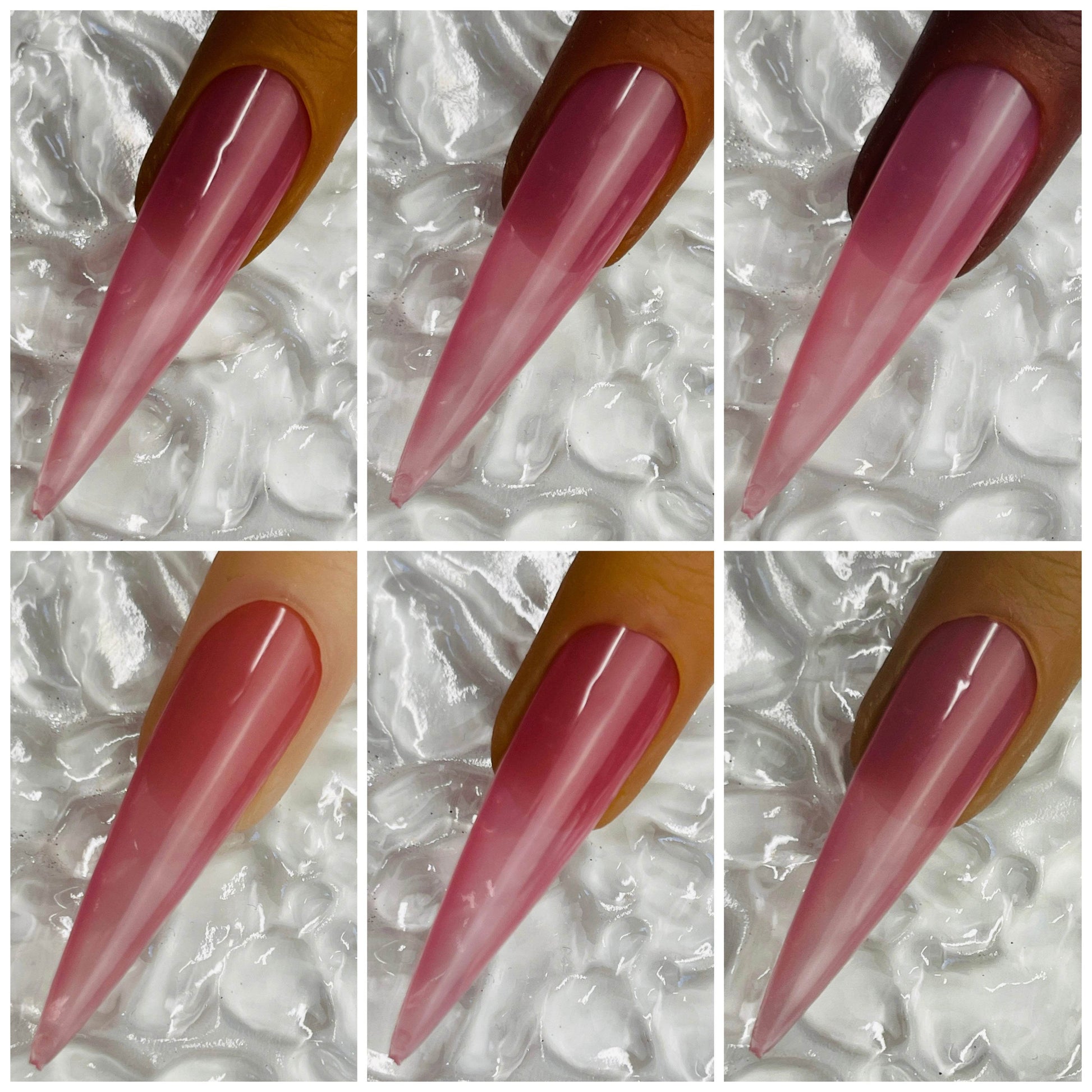NÜD Tinted Rubber Base Collection- HEMA FREE 15 Shades - Luxie Nail