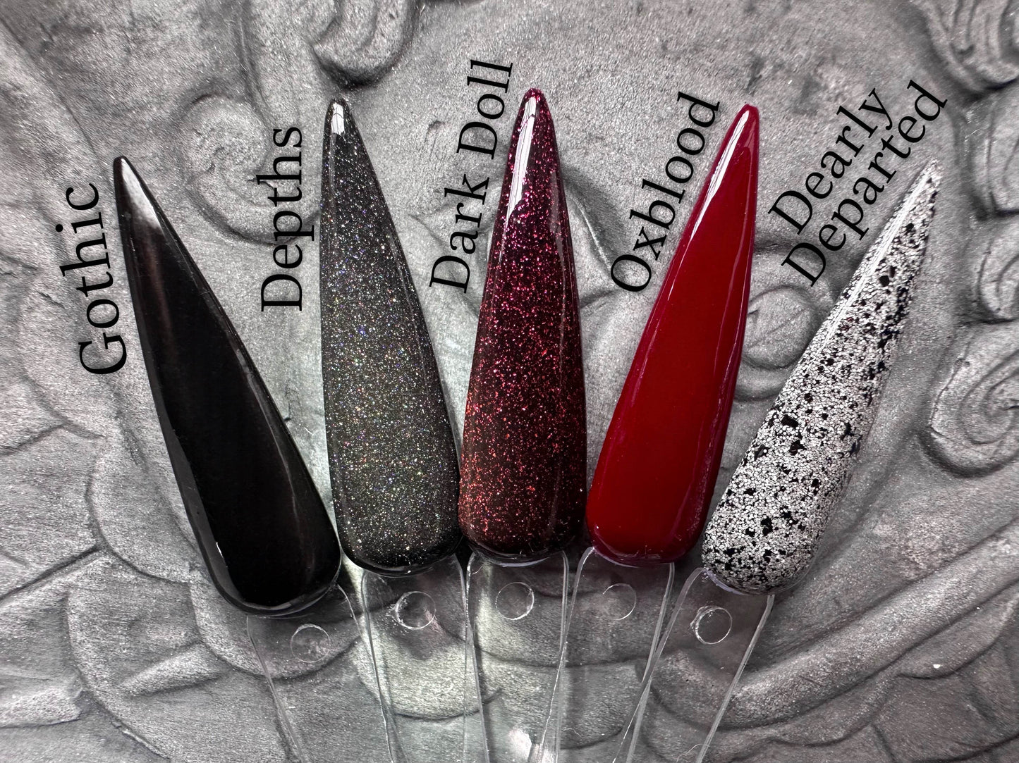 Dark Elegance 2023 Halloween Set of 5 - Luxie Nail