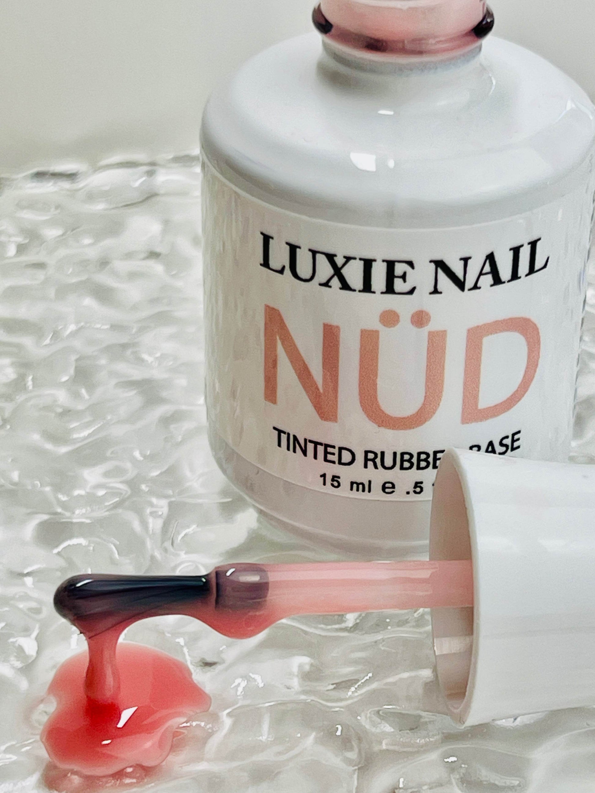 NÜD 018 Tea Rose- HEMA FREE Rubber Base 15ml - Luxie Nail