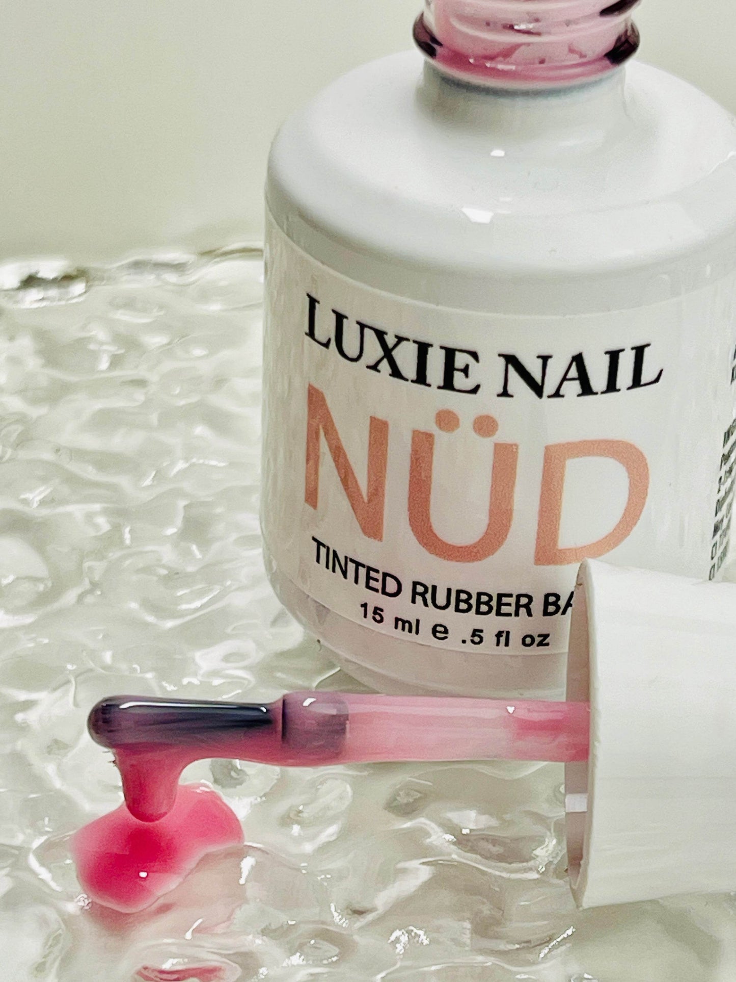 NÜD 028 Strawberry Milk- HEMA FREE Rubber Base 15ml - Luxie Nail