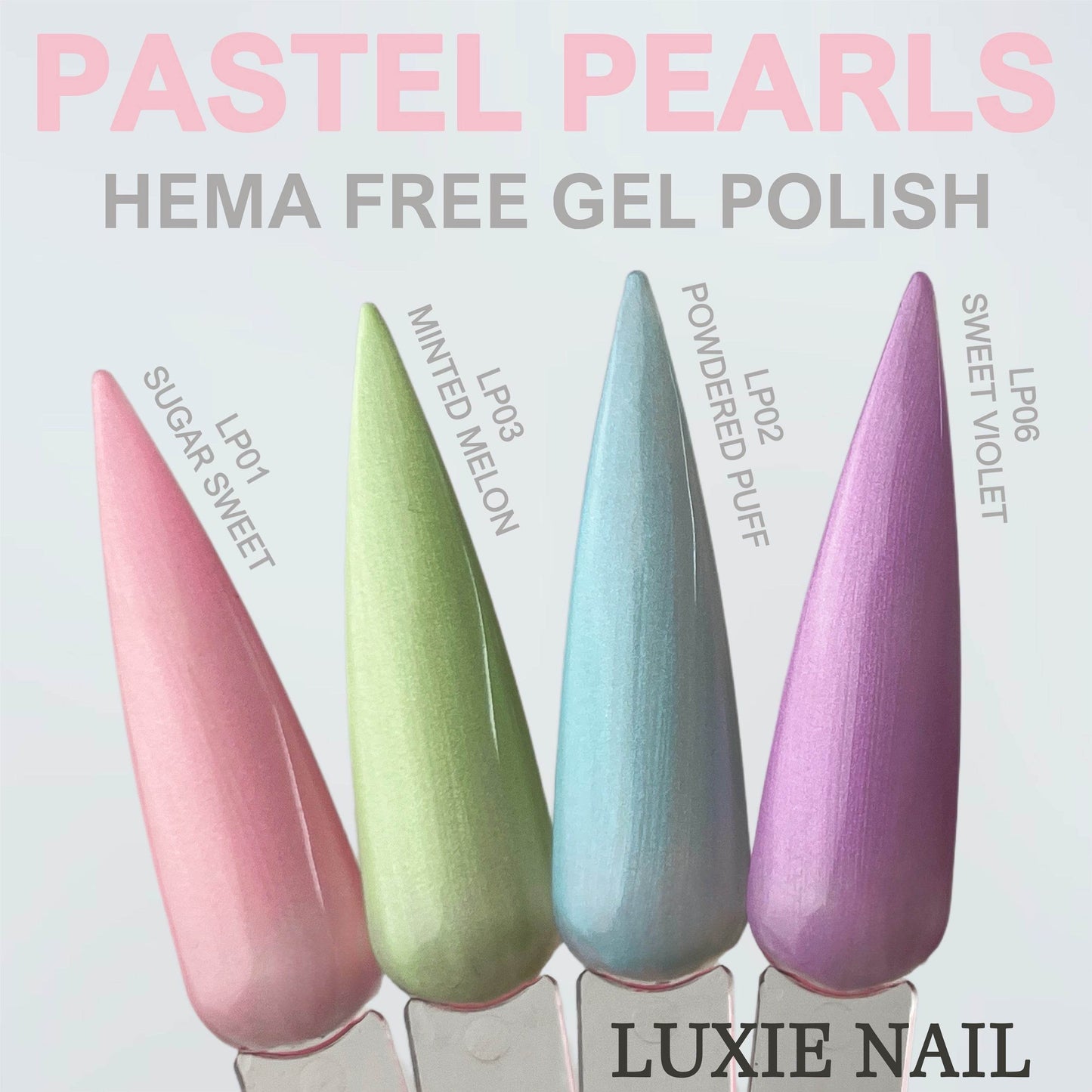 Pastel Pearl Sugar Sweet UV Gel No.LP01 15ml - Luxie Nail
