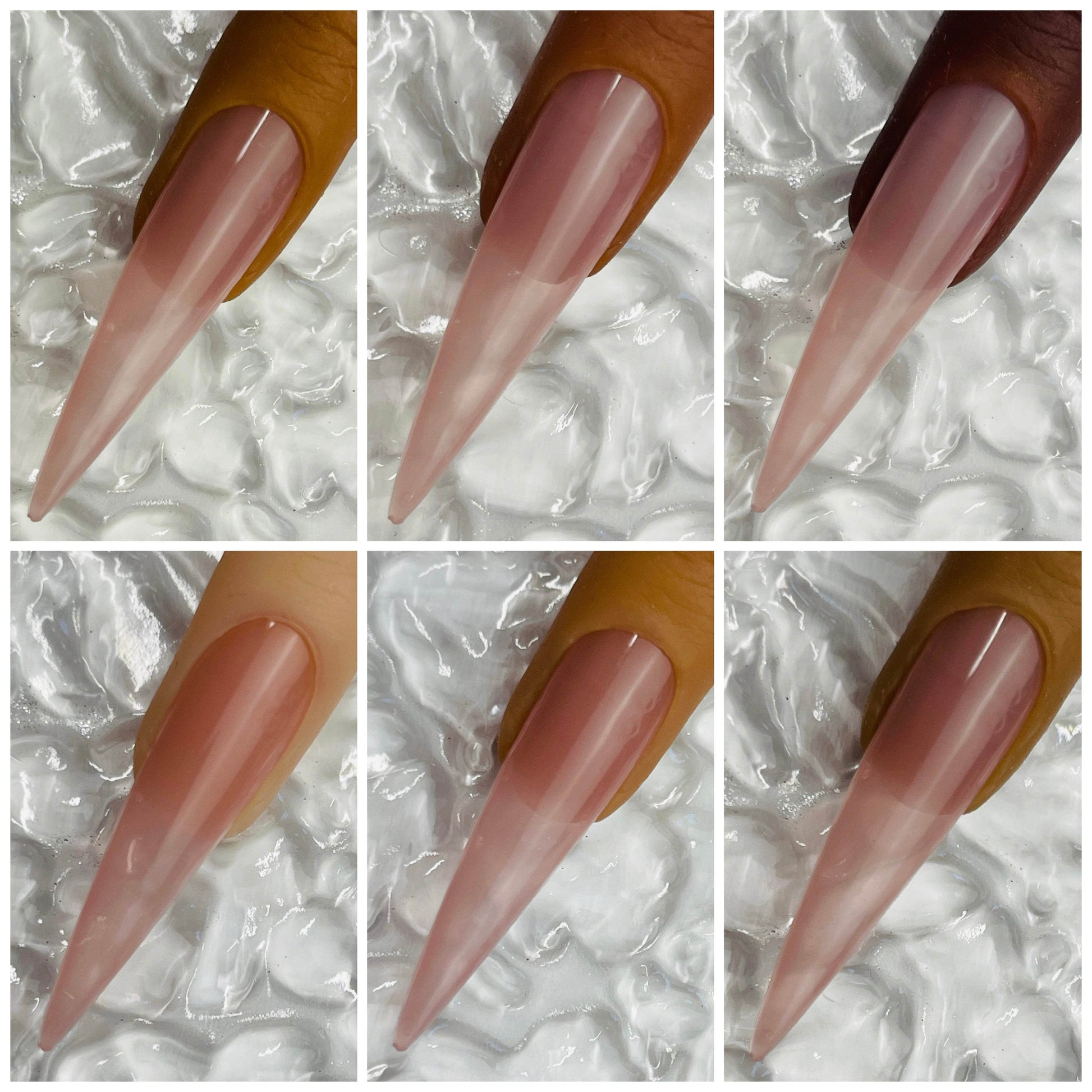 NÜD Tinted Rubber Base Collection- HEMA FREE 15 Shades - Luxie Nail