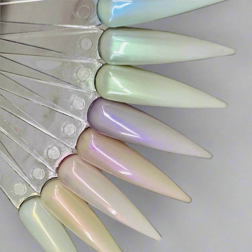 Aurora Dust Chrome Powder Pigment- Set of 8 - Luxie Nail