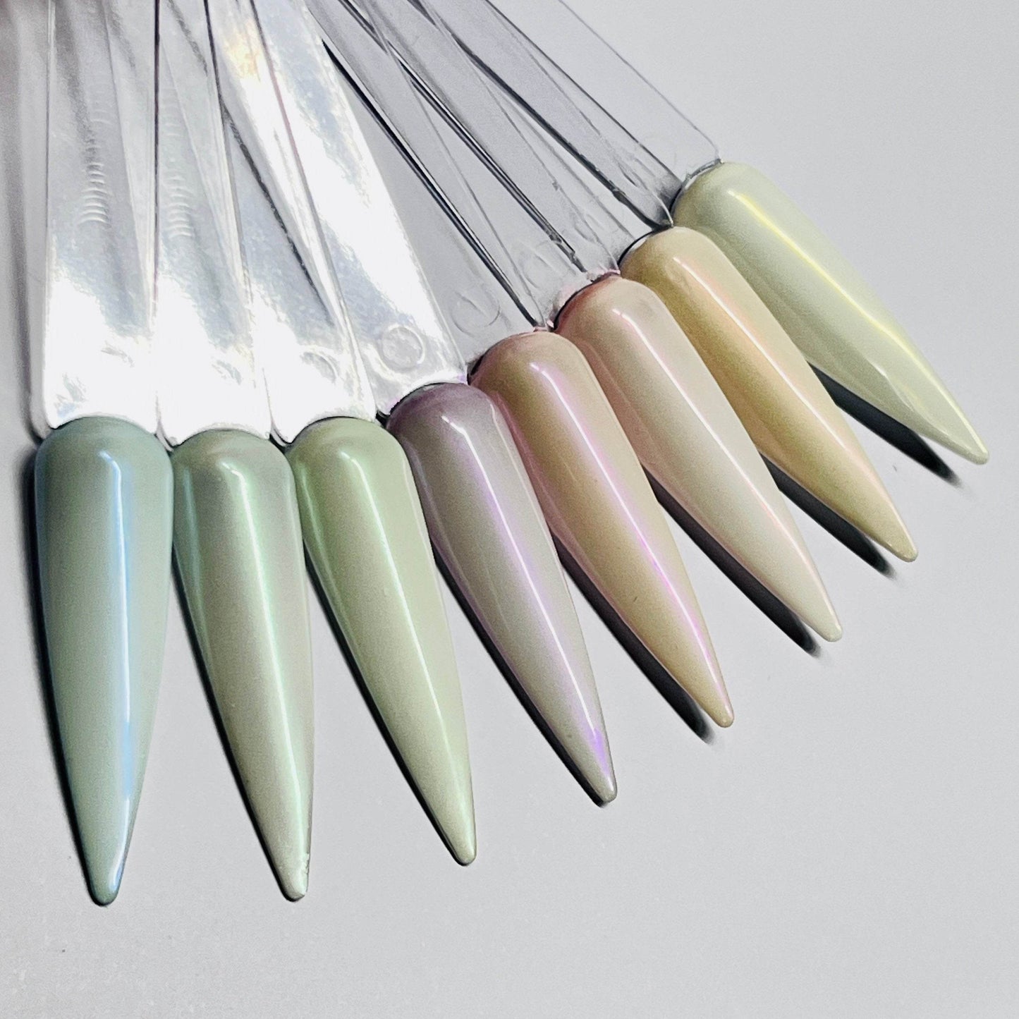 Aurora Dust Chrome Powder Pigment- Set of 8 - Luxie Nail