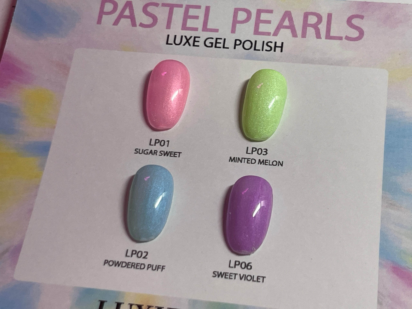 Pastel Pearl Minted Melon UV Gel No.LP03 15ml - Luxie Nail