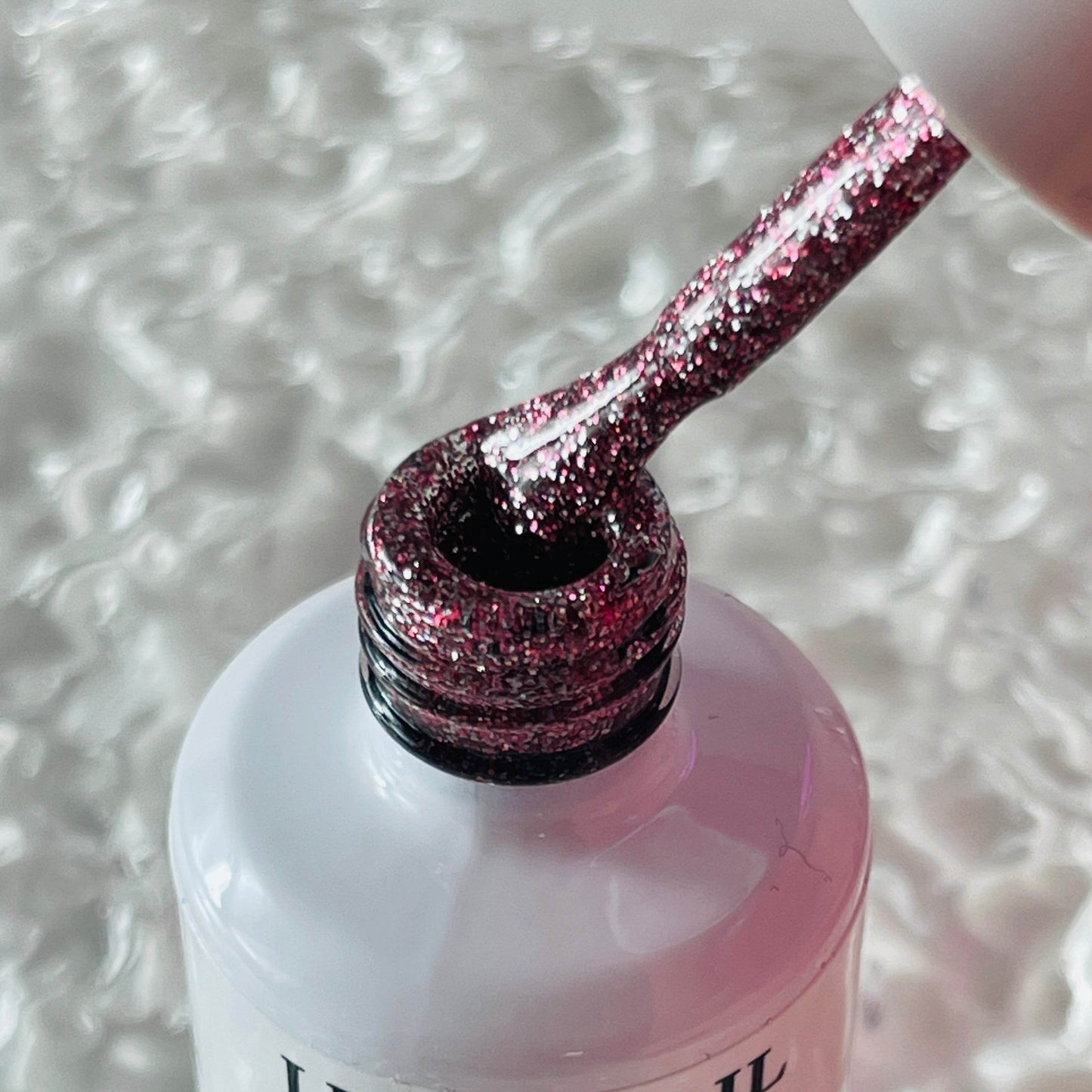 Red Disco Glitter UV Gel No.GL03 15ml - Luxie Nail