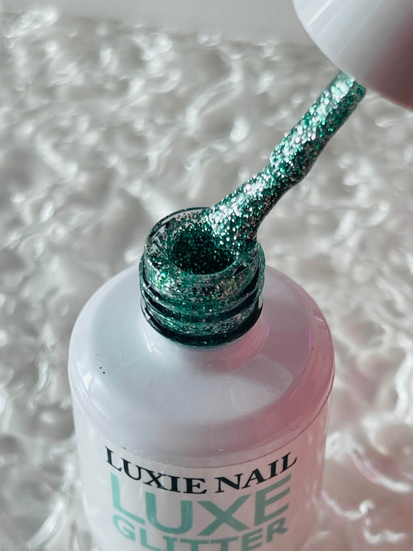 Emerald Disco Glitter UV Gel No.GL06 15ml - Luxie Nail