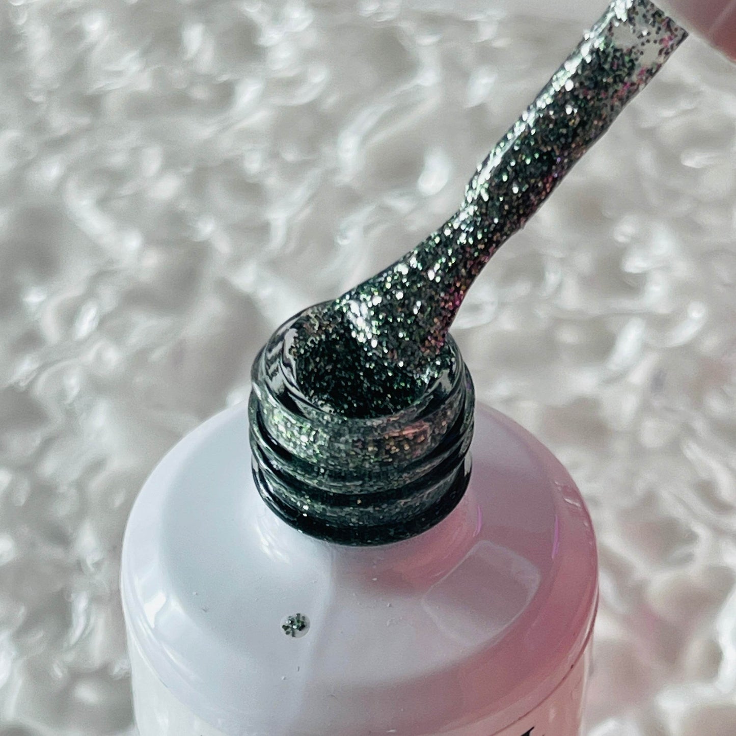 Olive Disco Glitter UV Gel No.GL07 15ml - Luxie Nail