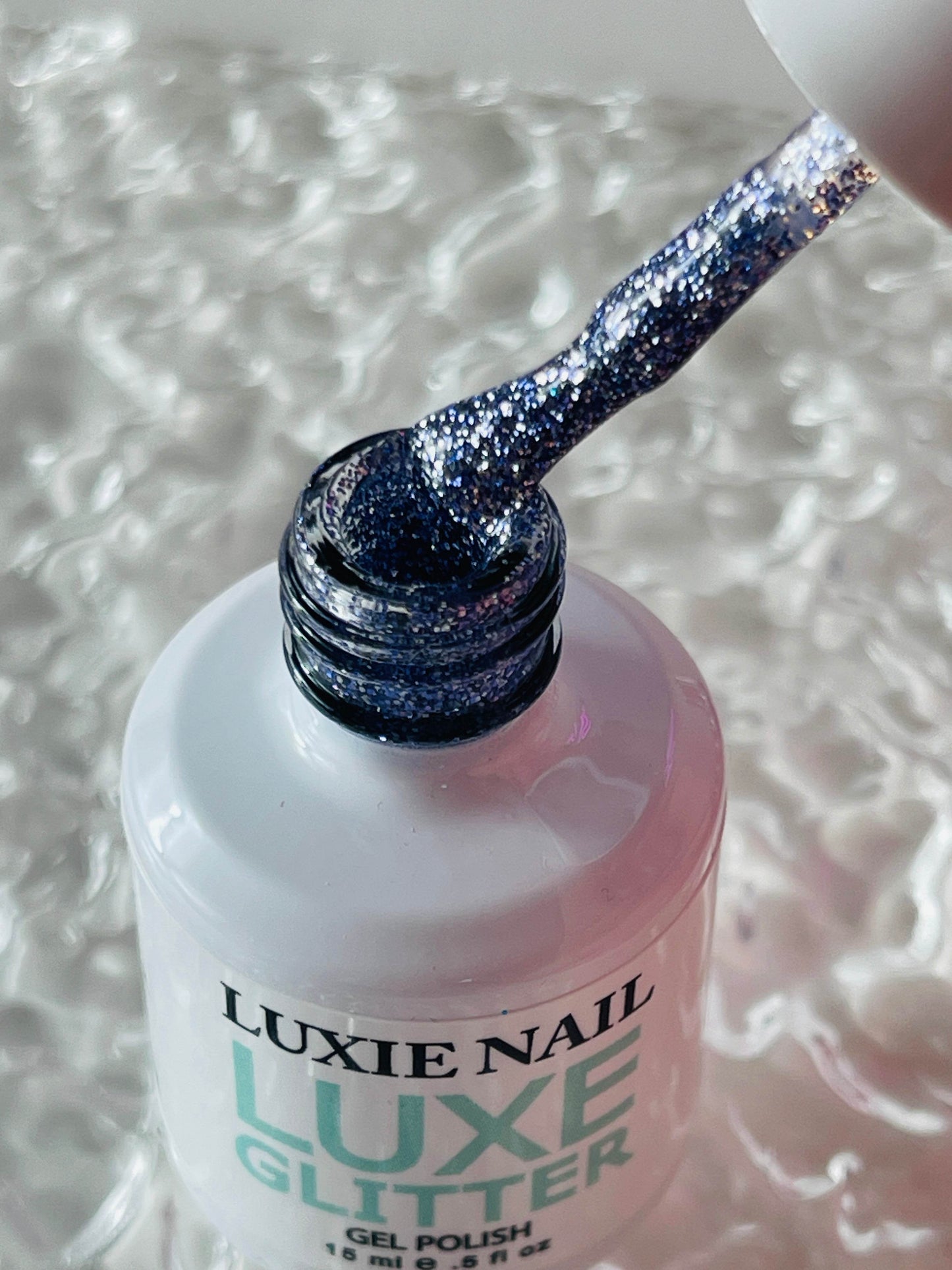 Purple Disco Glitter UV Gel No.GL04 15ml - Luxie Nail