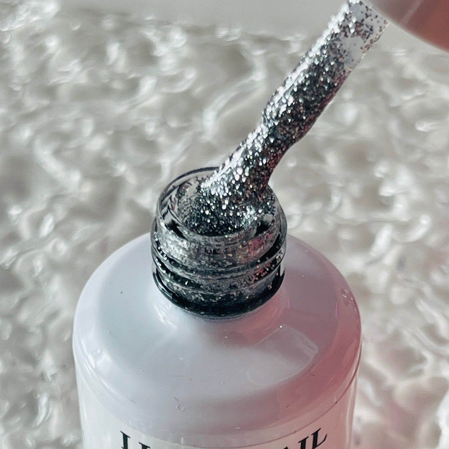 Silver Disco Glitter UV Gel No.GL01 15ml - Luxie Nail