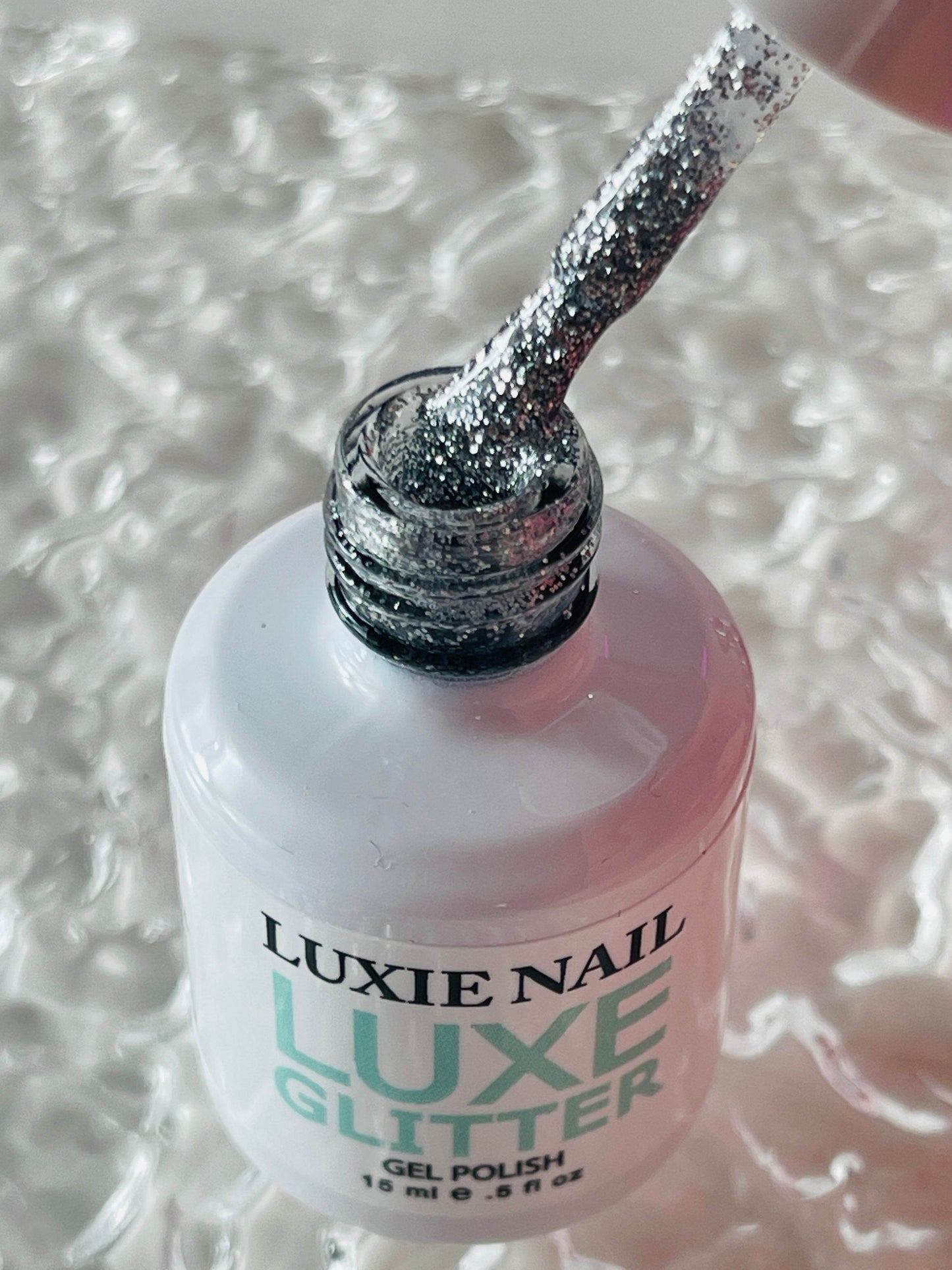 Silver Disco Glitter UV Gel No.GL01 15ml - Luxie Nail