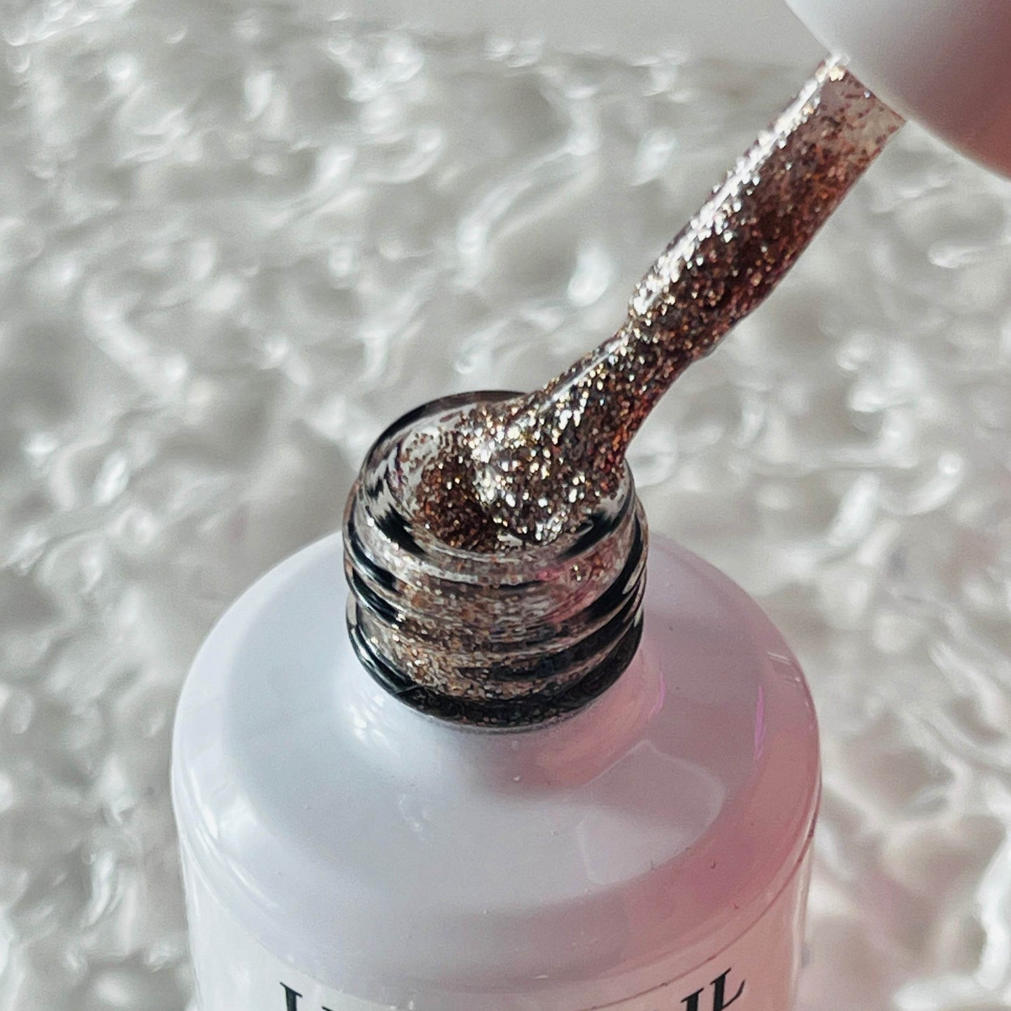 Gold Disco Glitter UV Gel No.GL02 15ml - Luxie Nail