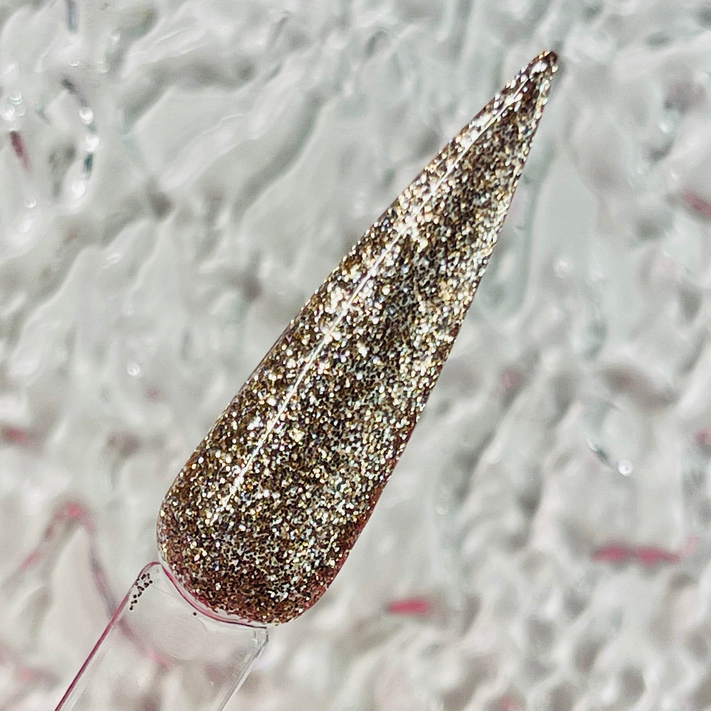 Gold Disco Glitter UV Gel No.GL02 15ml - Luxie Nail