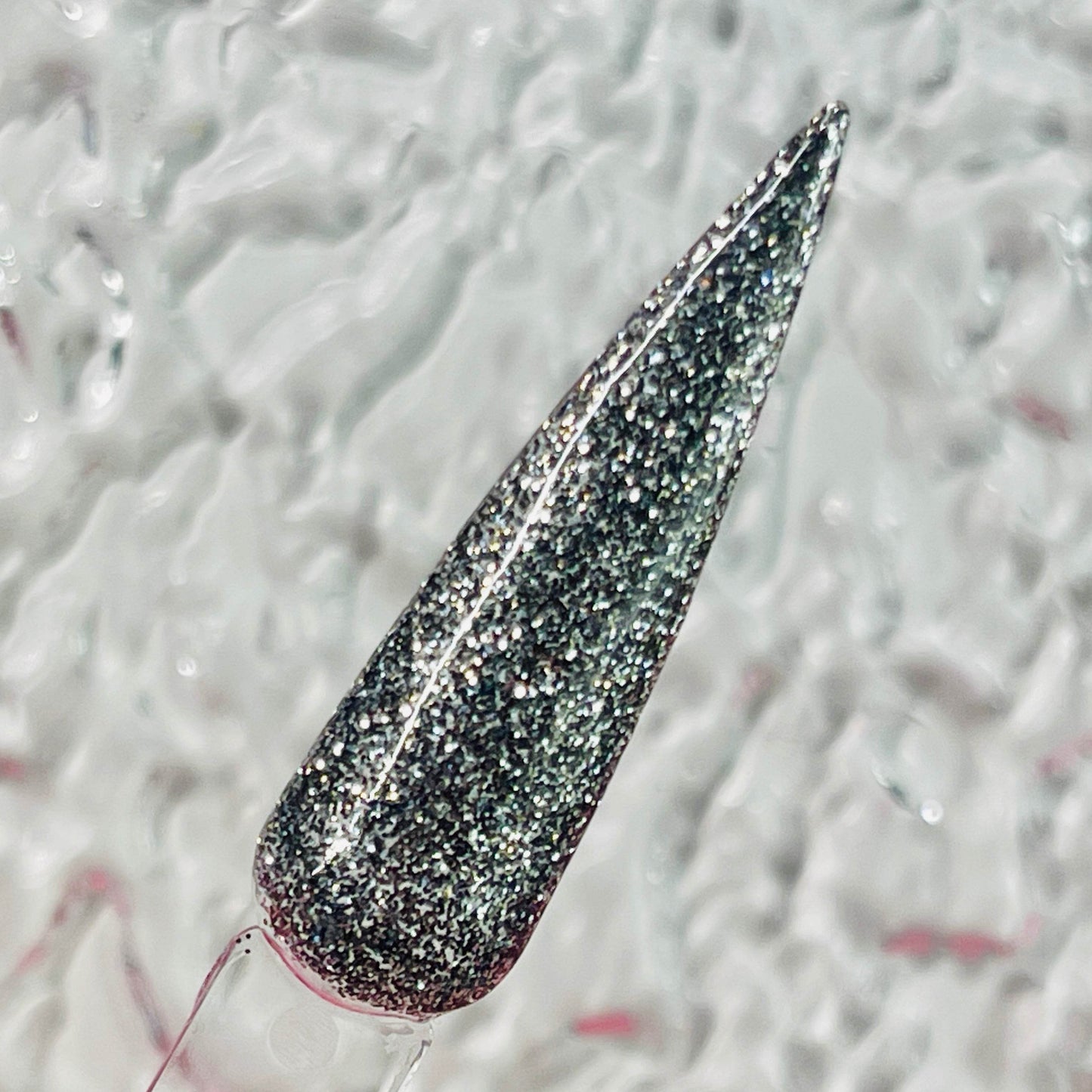 Black Disco Glitter UV Gel No.GL08 15ml - Luxie Nail