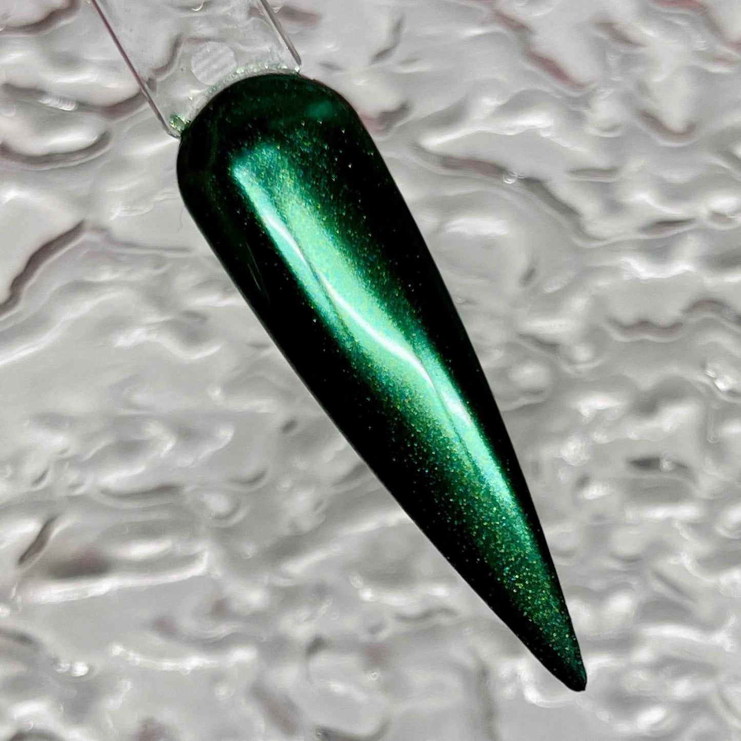 British Racing Green Chrome Nail Powder 1g. - Luxie Nail
