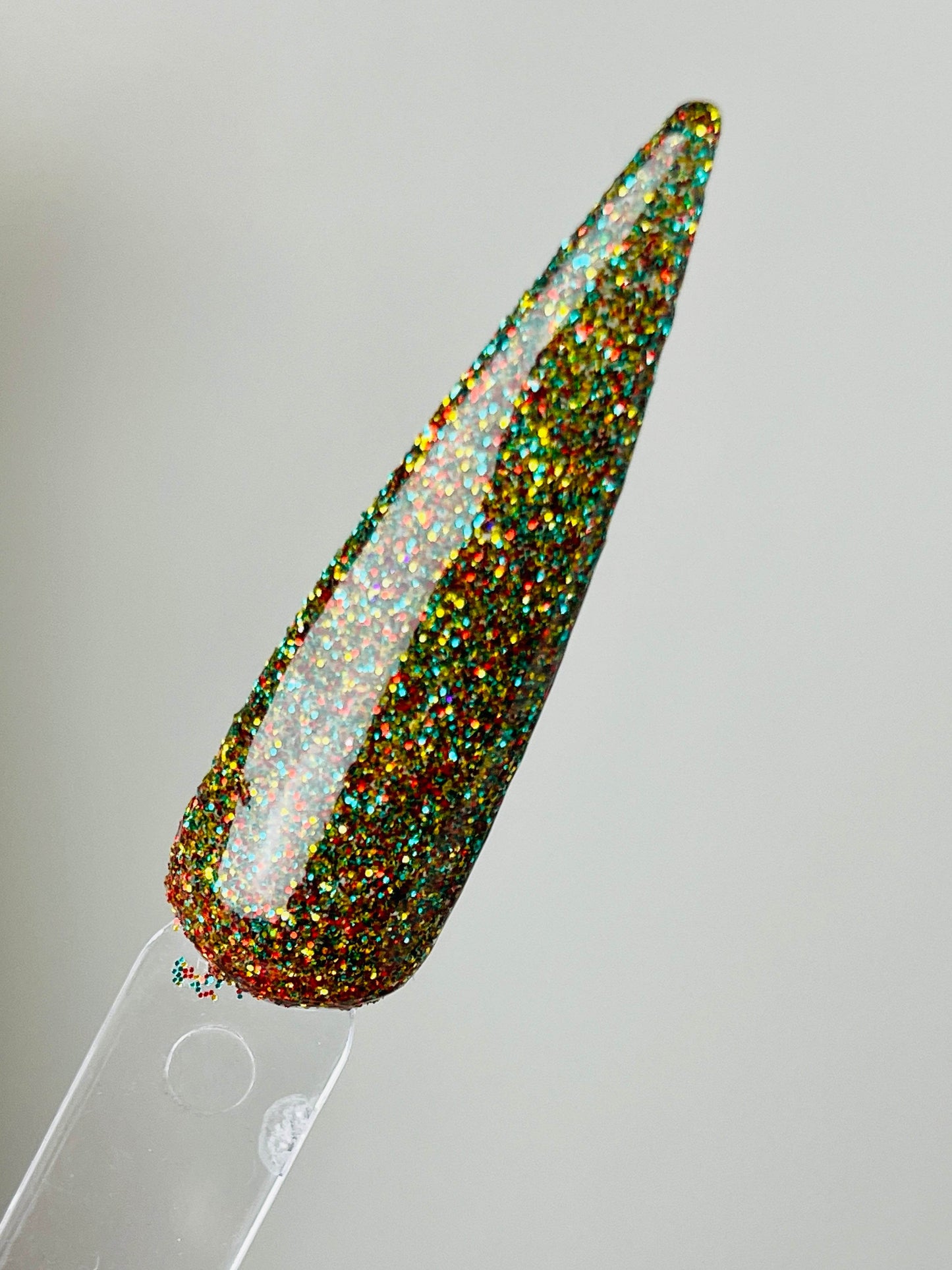 Rainbow Pyrite Acrylic Dip Powder- Luxie Nail