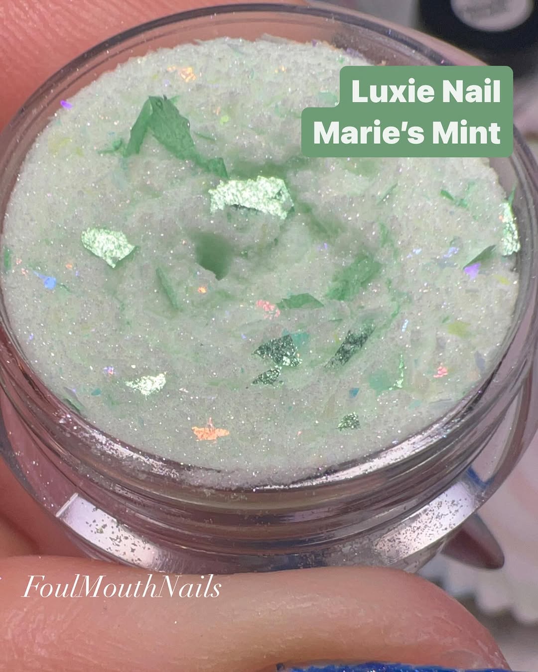🧁 Let Them Eat Cake Foils Acrylic Dip Powder- Luxie Nail