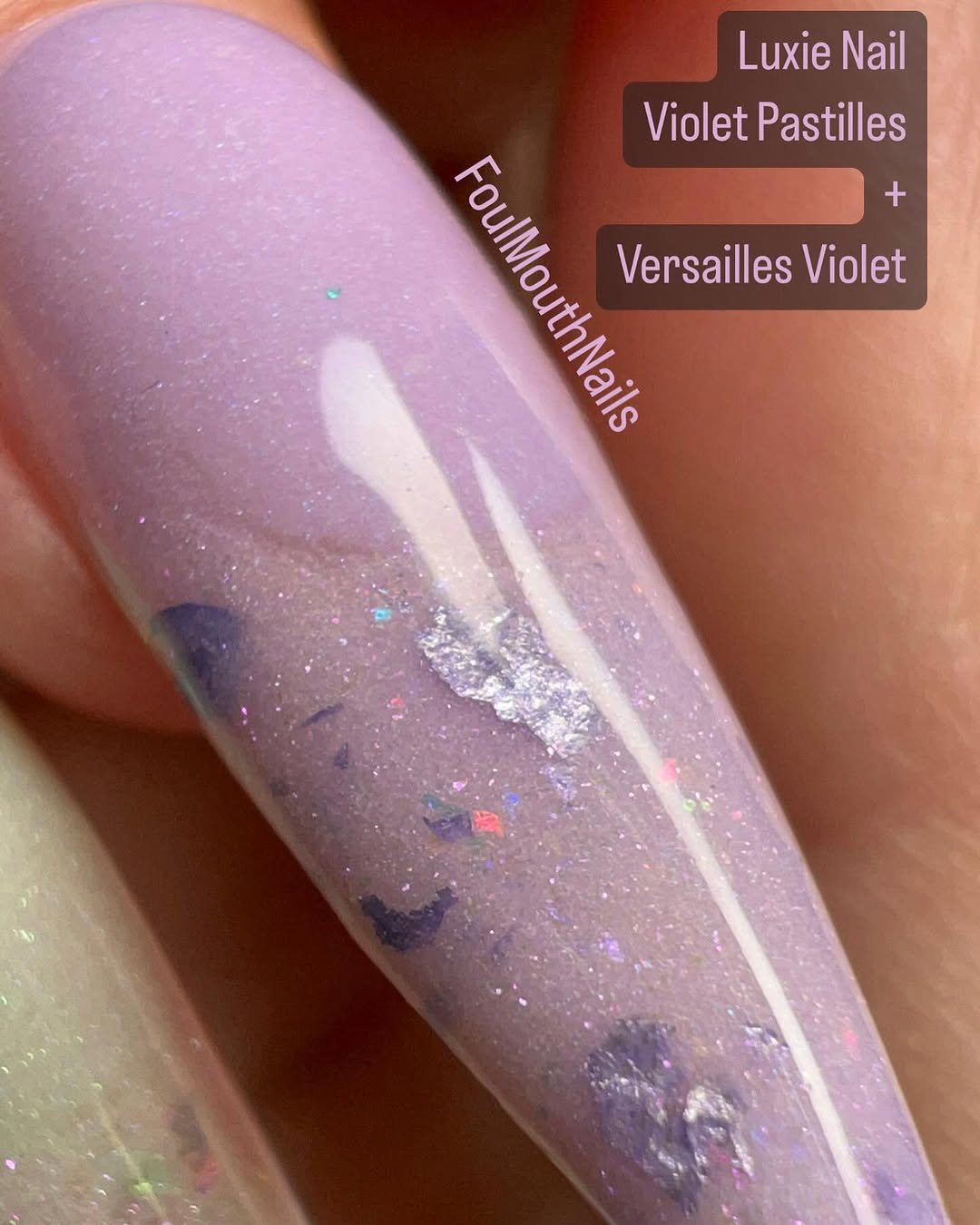 đ§ Let Them Eat Cake Foils Acrylic Dip Powder- Luxie Nail