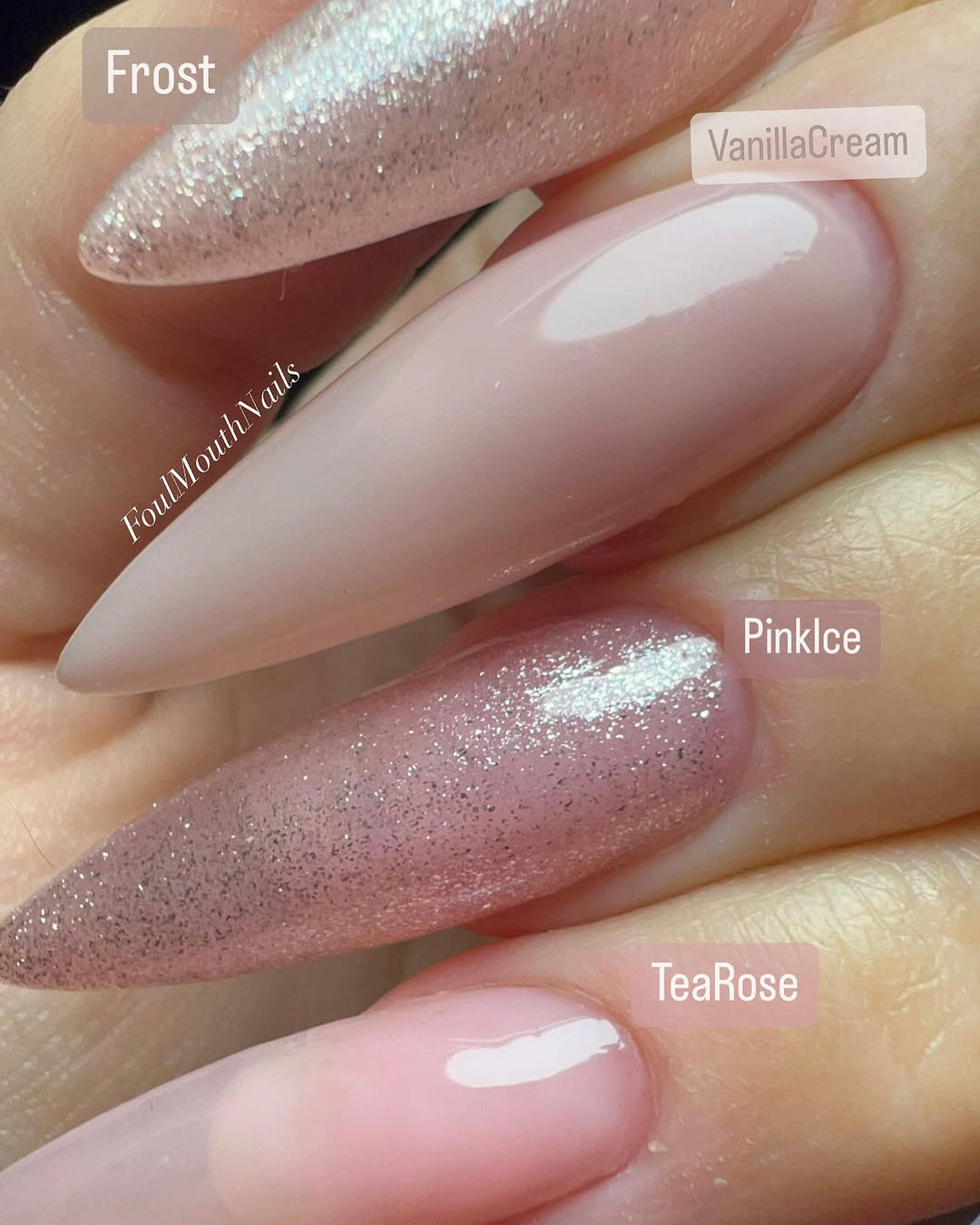 NÜD Tinted Rubber Base Collection- HEMA FREE 15 Shades UV Gel- Luxie Nail