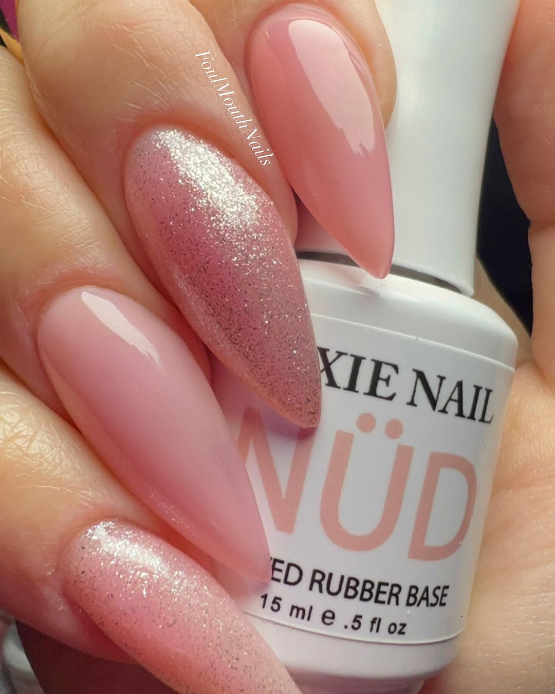 NÜD Tinted Rubber Base Collection- HEMA FREE 15 Shades UV Gel- Luxie Nail