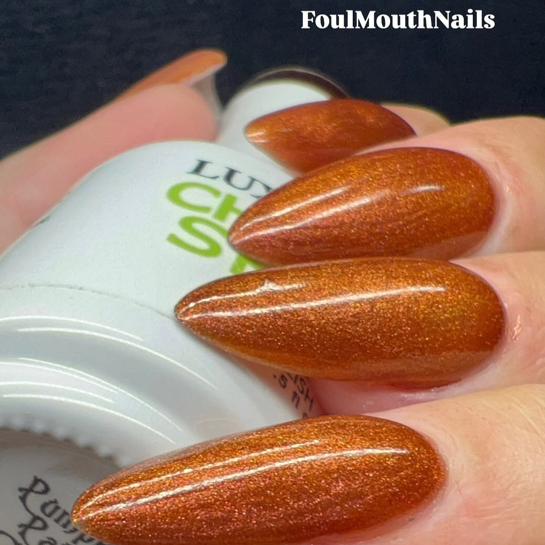 Enchanted Nightmare Duo Chrome- Pumpkin Patch Gel Polish No.CS06 15ml UV Gel- Luxie Nail