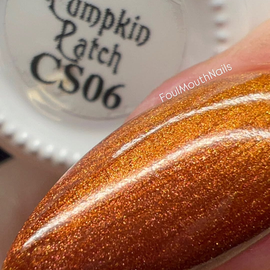 Enchanted Nightmare Duo Chrome- Pumpkin Patch Gel Polish No.CS06 15ml UV Gel- Luxie Nail