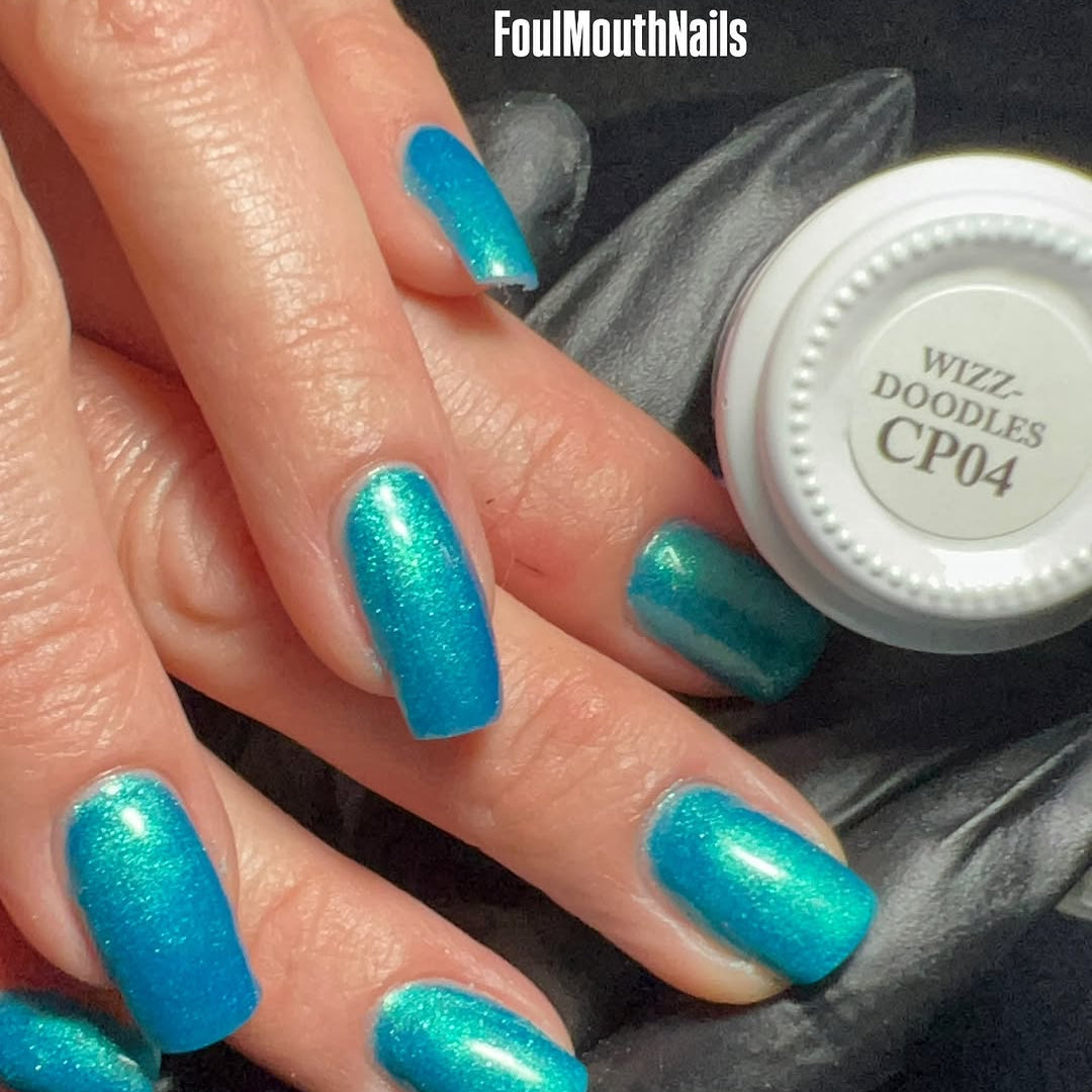 Candy Pop- Wizzdoodles Candy Shimmer Gel Polish No.CP04 15ml UV Gel- Luxie Nail