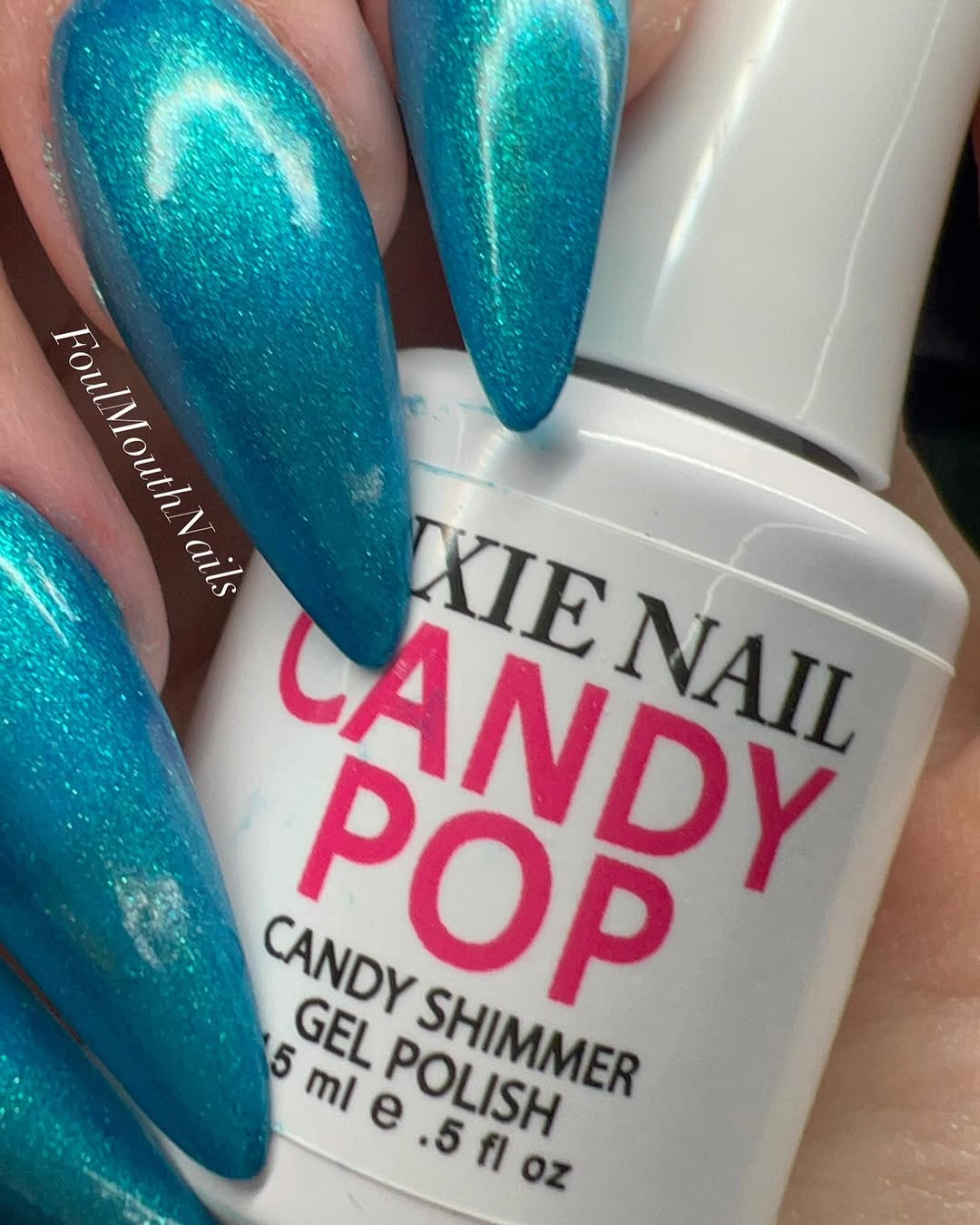 Candy Pop- Wizzdoodles Candy Shimmer Gel Polish No.CP04 15ml UV Gel- Luxie Nail