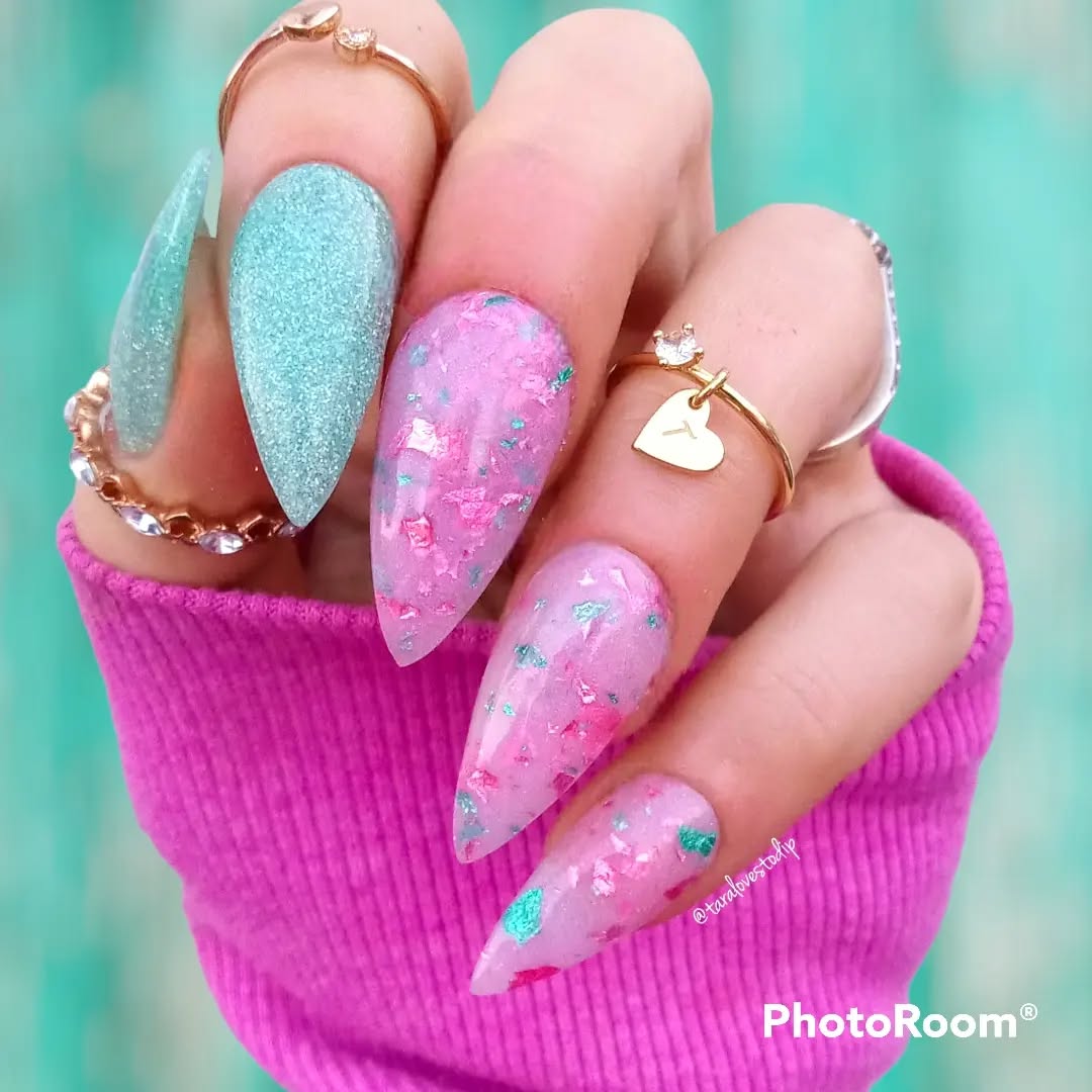 Cotton Candy Sky Acrylic Dip Powder- Luxie Nail