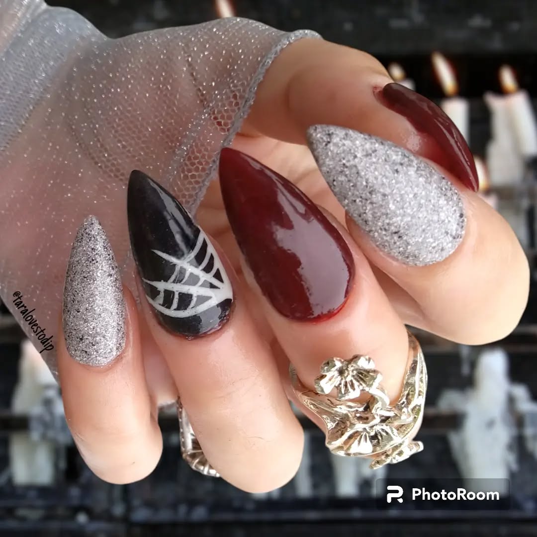 Oxblood Acrylic Dip Powder- Luxie Nail