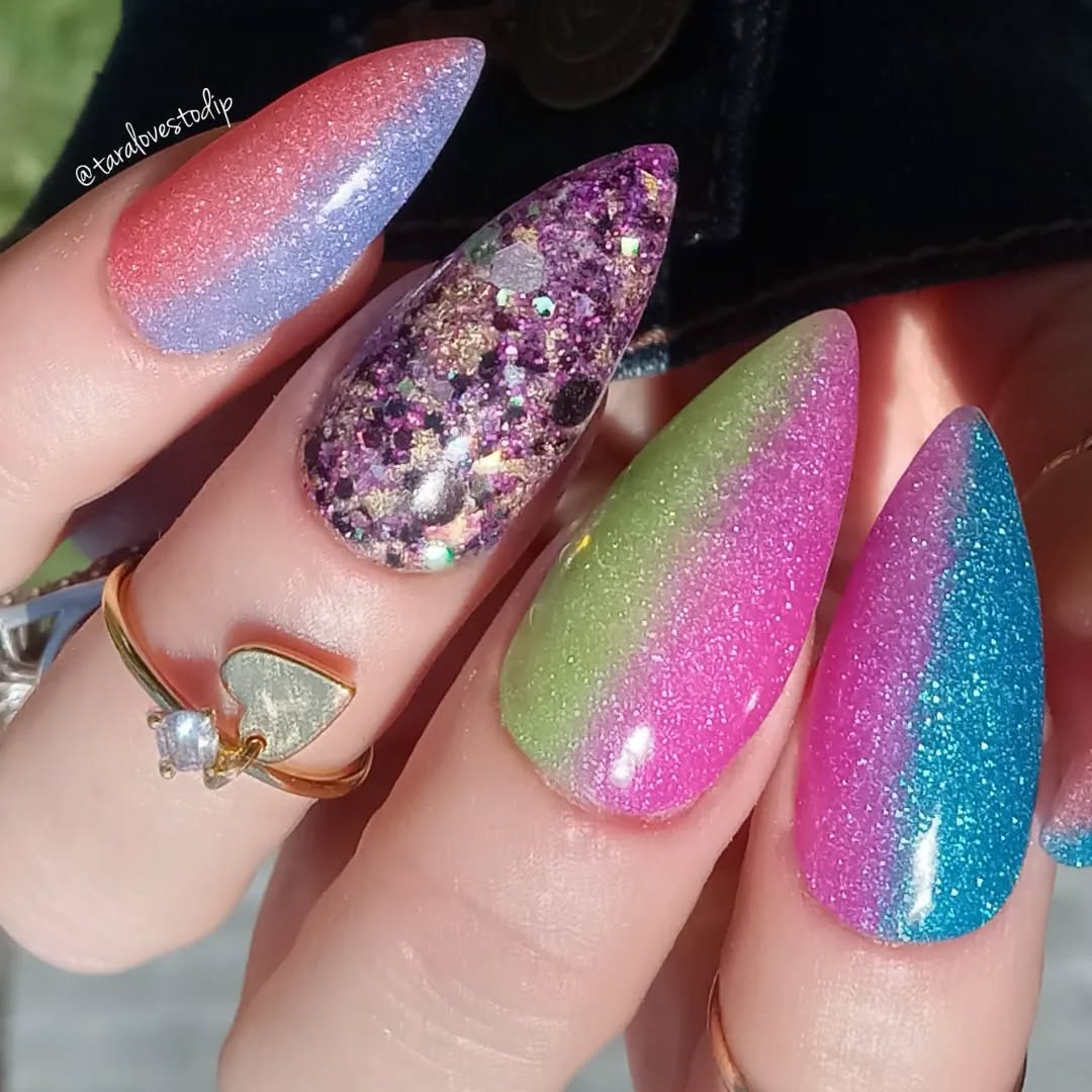 Pure Imagination Candy Shimmers Set Acrylic Dip Powder- Luxie Nail