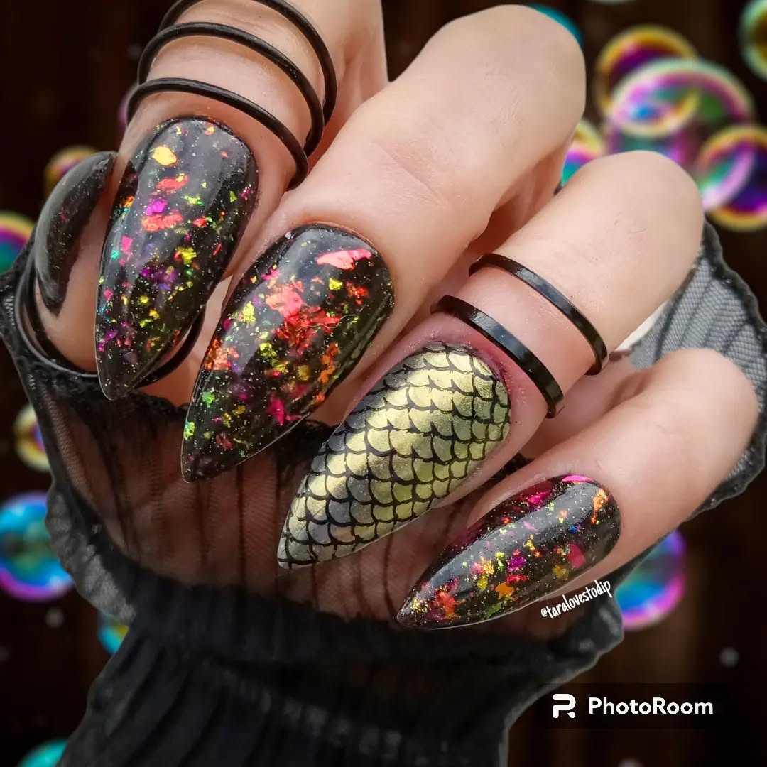 Tail Scales Acrylic Dip Powder- Luxie Nail