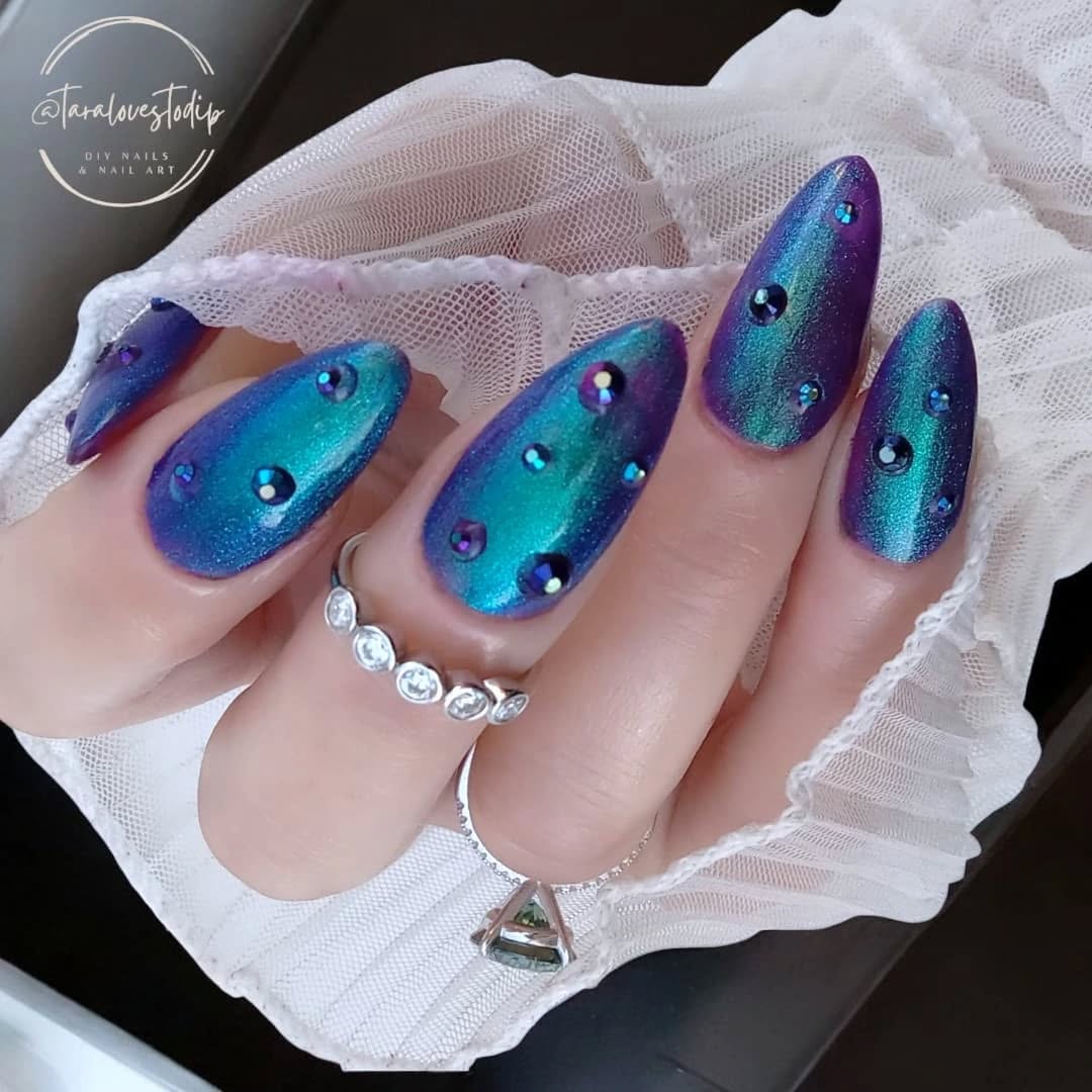 Deep Space Drip- Aurora Luxe Gel Polish No. F028 15ml - Luxie Nail