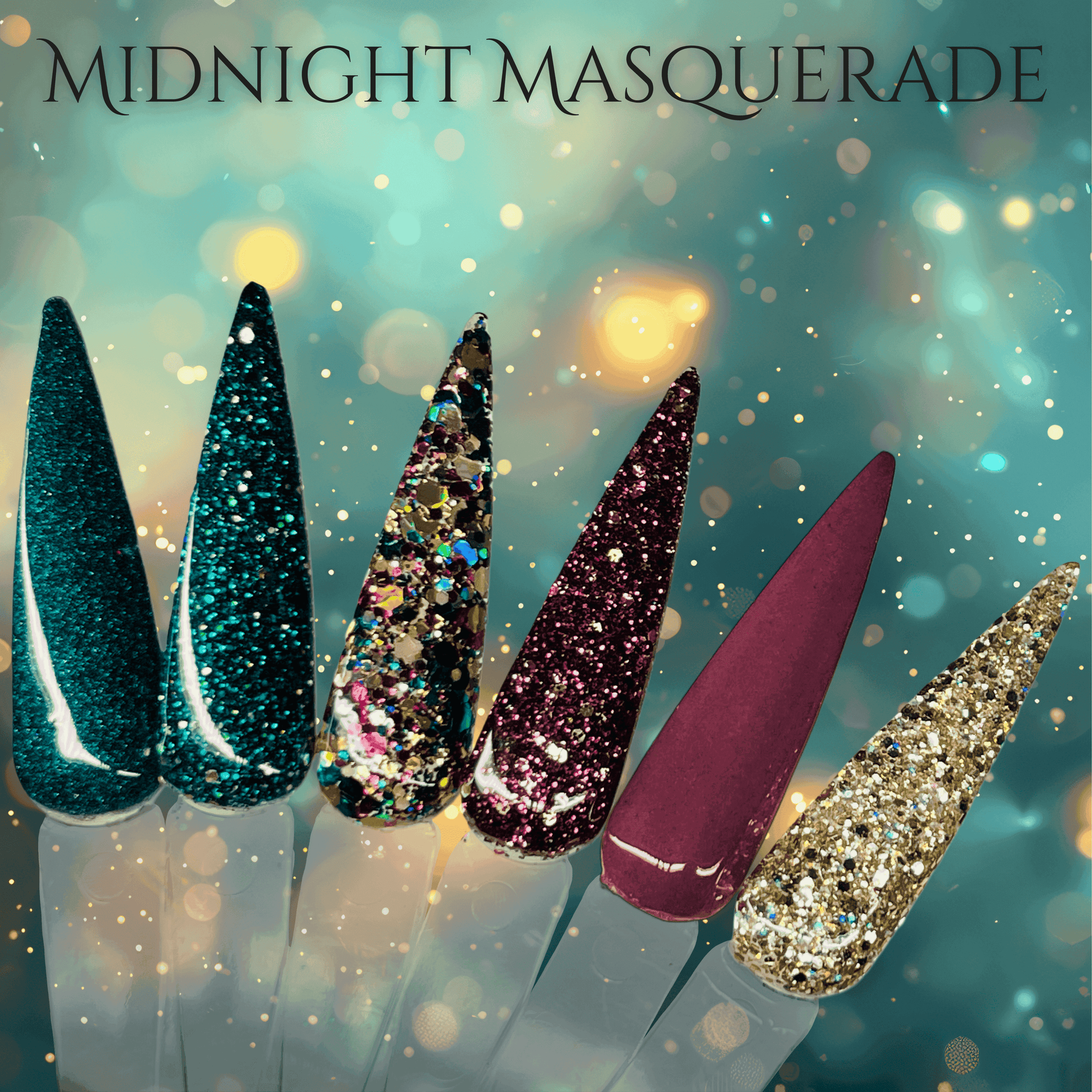 Midnight Masquerade Acrylic Dip Powder- Luxie Nail