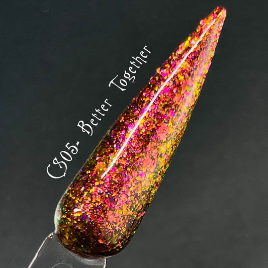 Enchanted Nightmare Duo Chrome Flake- Better Together Gel Polish No.CS05 15ml - Luxie Nail