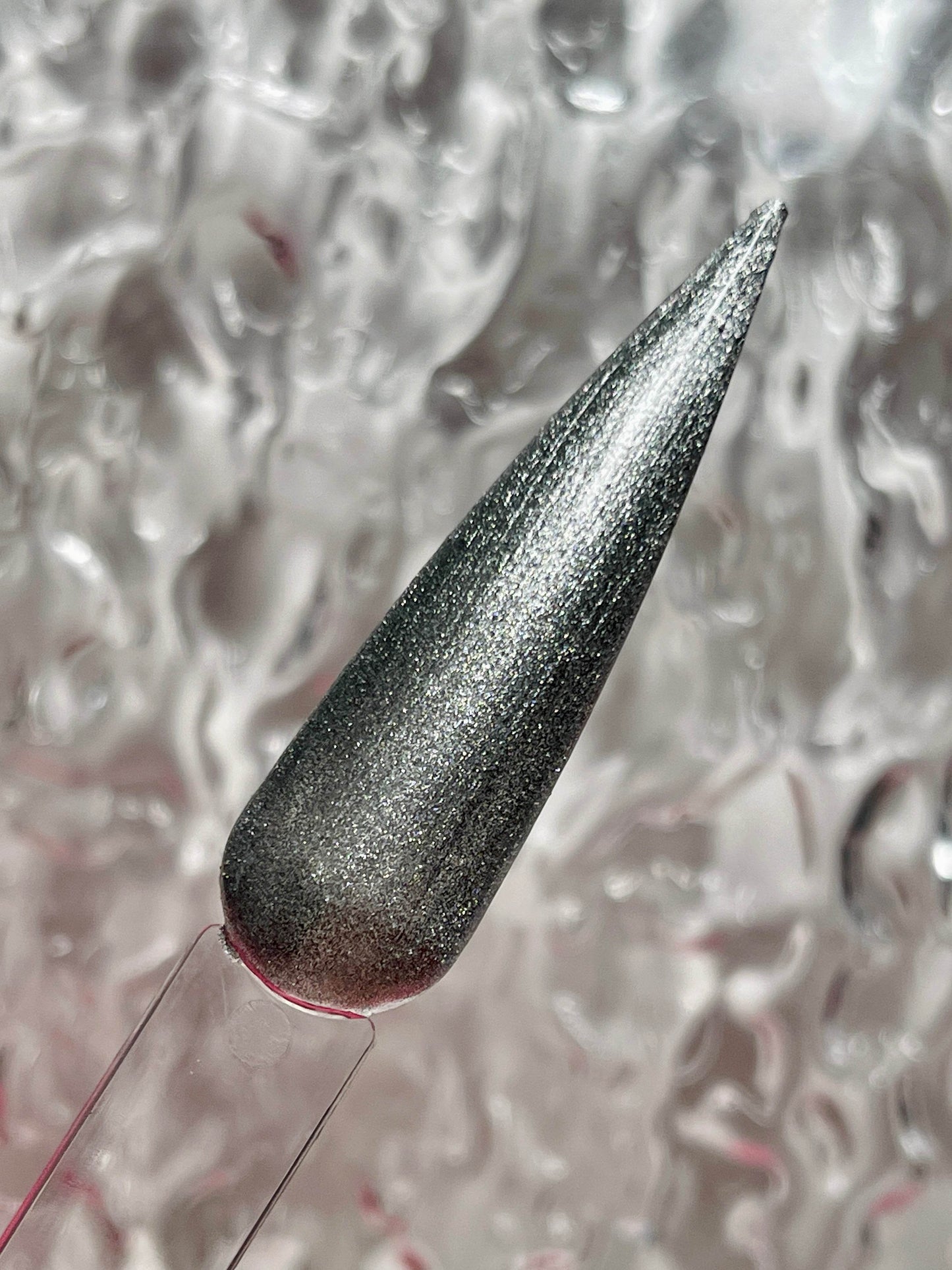Silver Glimmer Magnetic Cat Eye Gel Polish 15ml - Luxie Nail