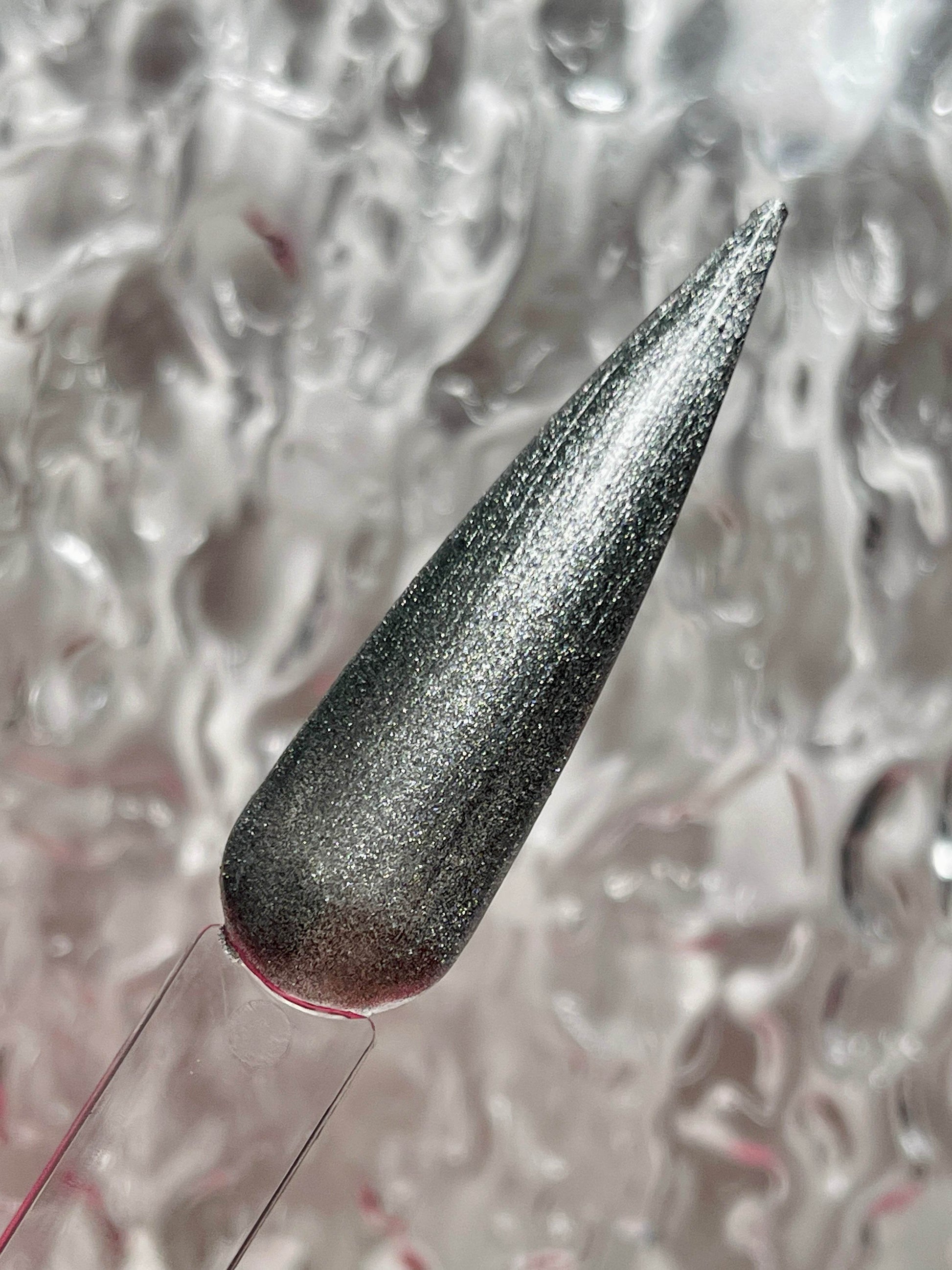 Silver Glimmer Magnetic Cat Eye Gel Polish 15ml - Luxie Nail