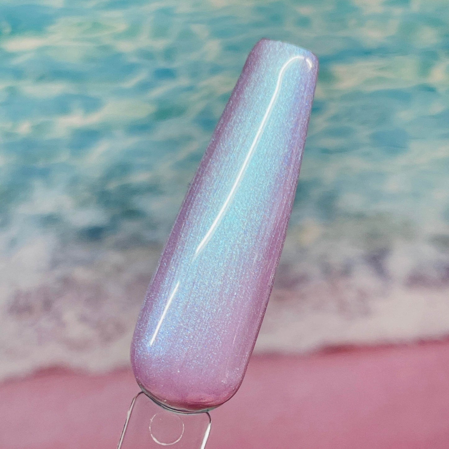 Aqua Veil Duo Chrome- Lavender Lagoon Gel Polish No.CS03 15ml - Luxie Nail