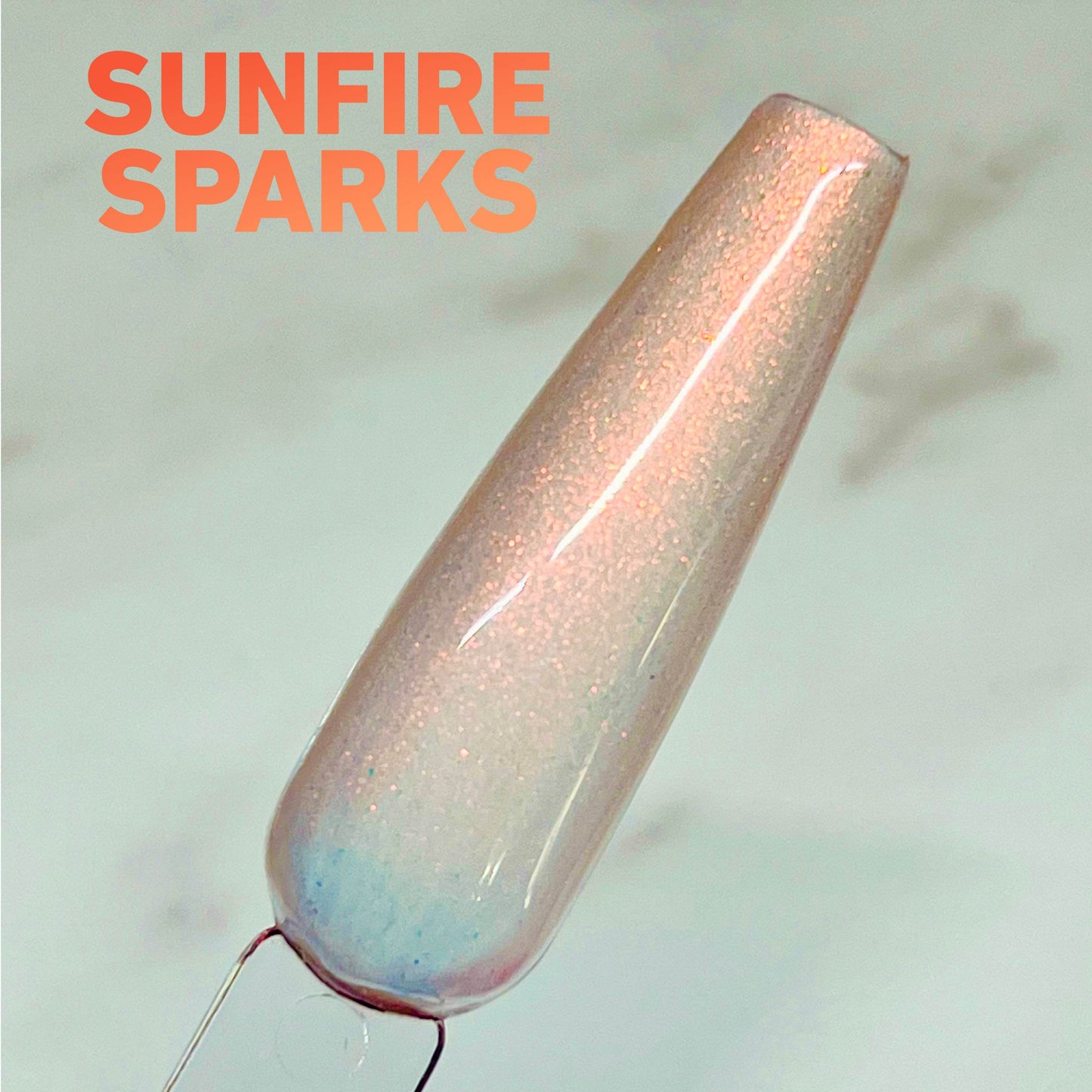 Aurora Luxe- Sunfire Sparks Gel Polish No. F022 15ml - Luxie Nail