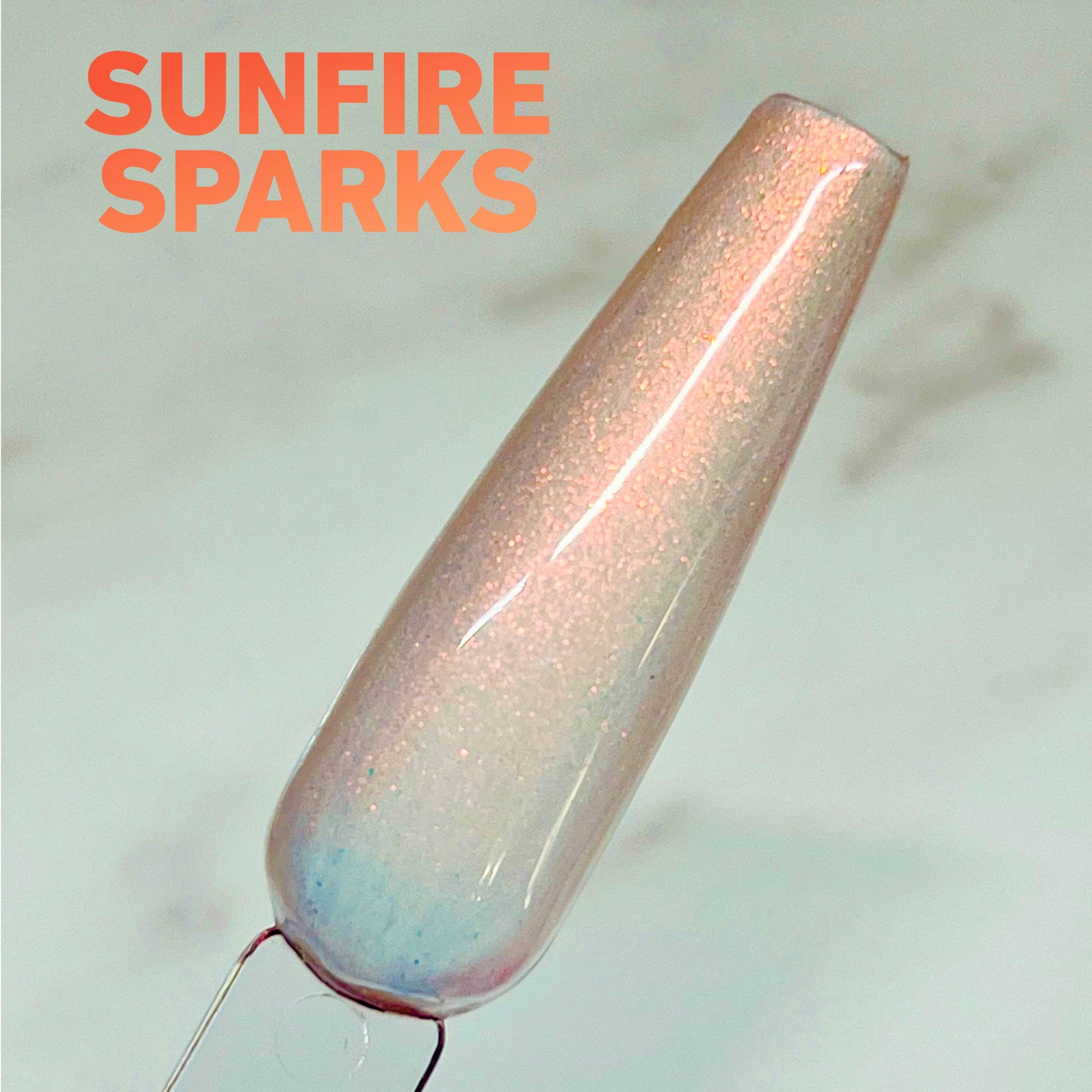 Aurora Luxe- Sunfire Sparks Gel Polish No. F022 15ml - Luxie Nail