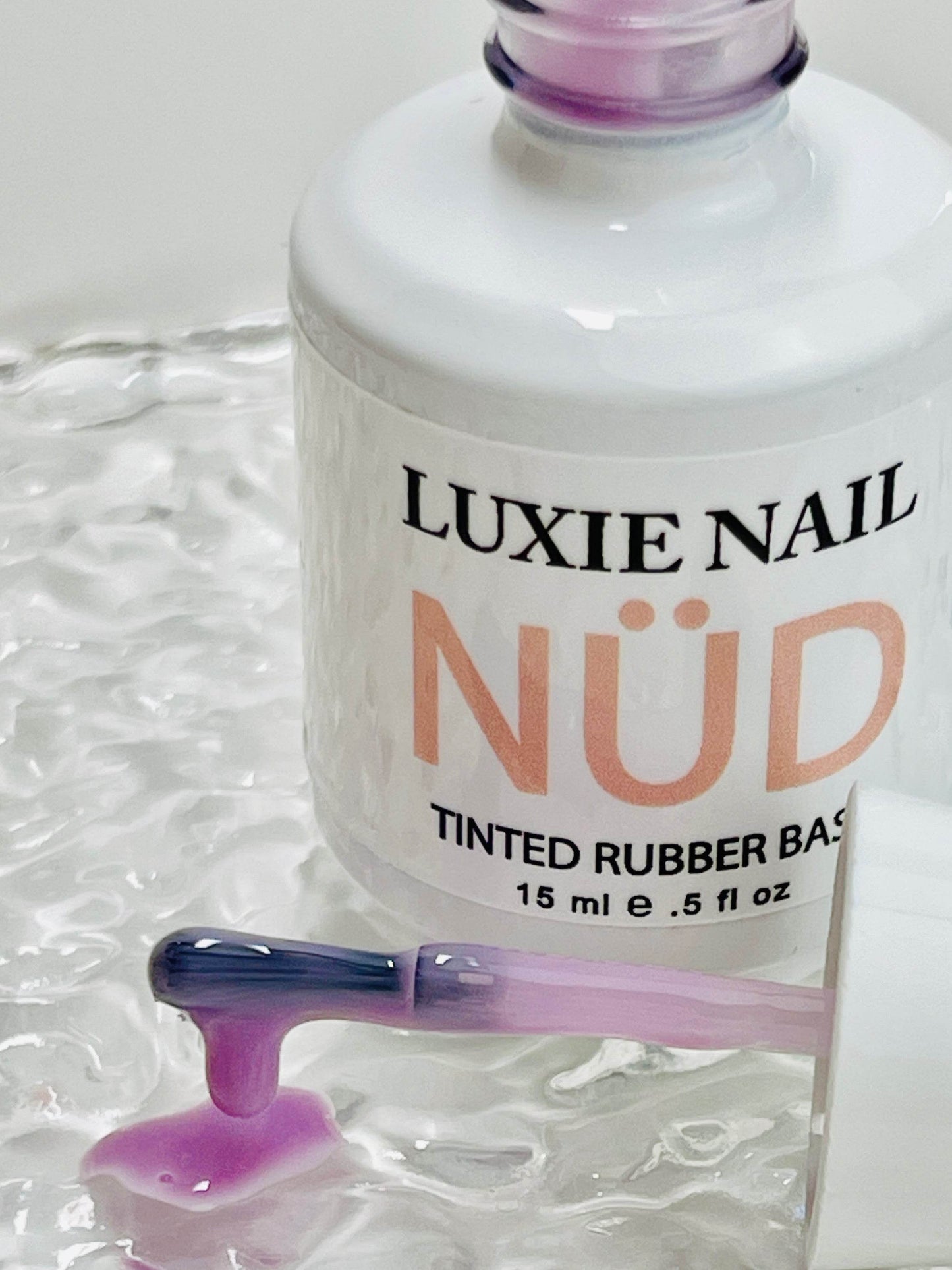 NÜD 045 Lavender Water- HEMA FREE Rubber Base 15ml - Luxie Nail