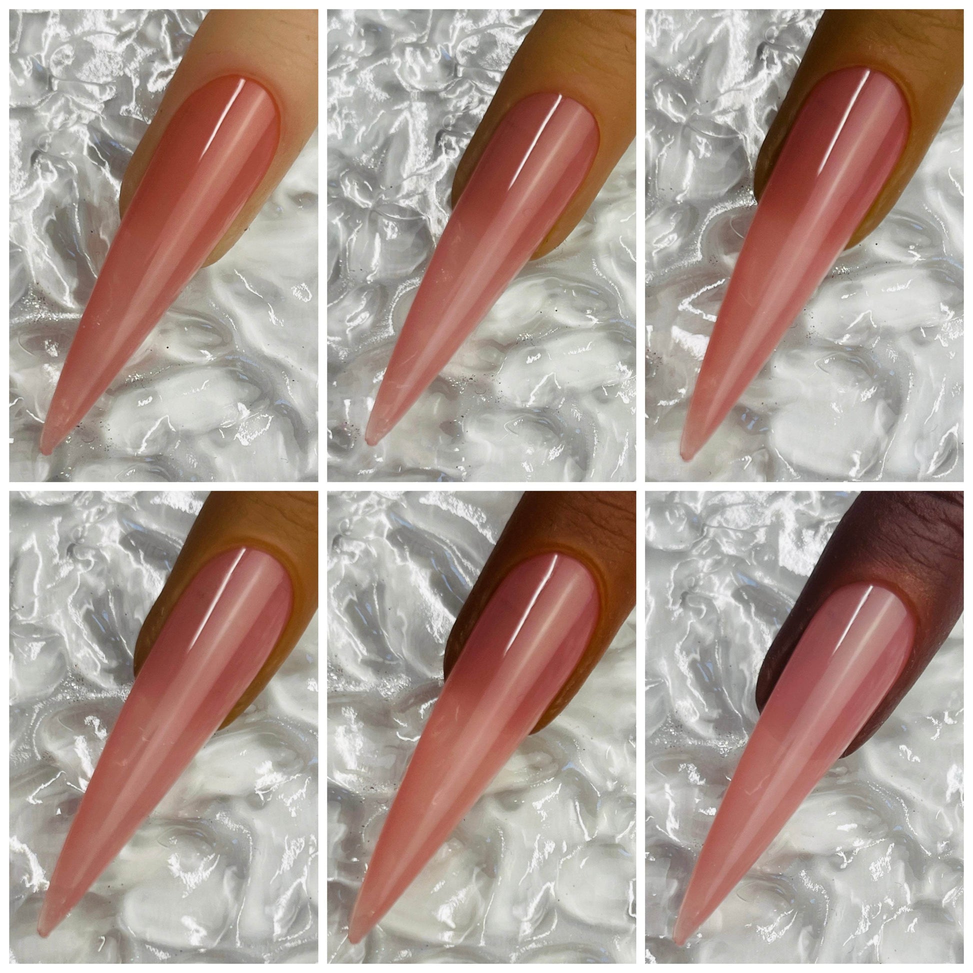 NÜD Tinted Rubber Base Collection- HEMA FREE 15 Shades - Luxie Nail