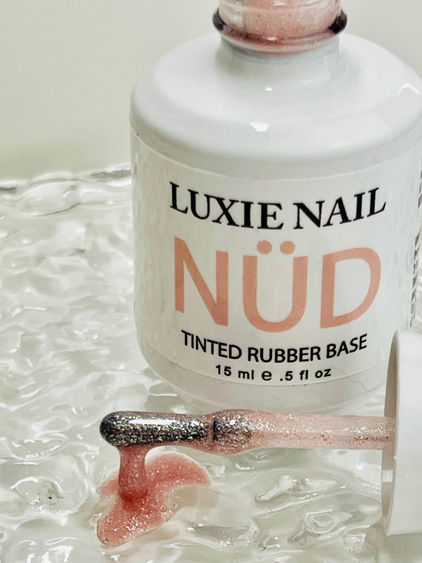 NÜD Tinted Rubber Base Collection- HEMA FREE 15 Shades - Luxie Nail