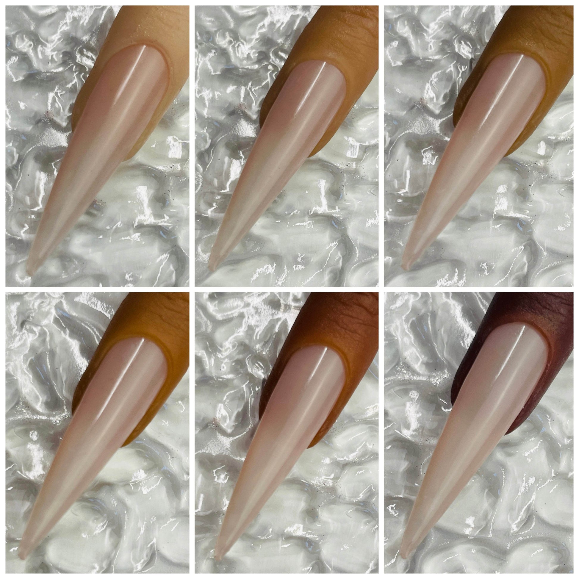 NÜD Tinted Rubber Base Collection- HEMA FREE 15 Shades - Luxie Nail