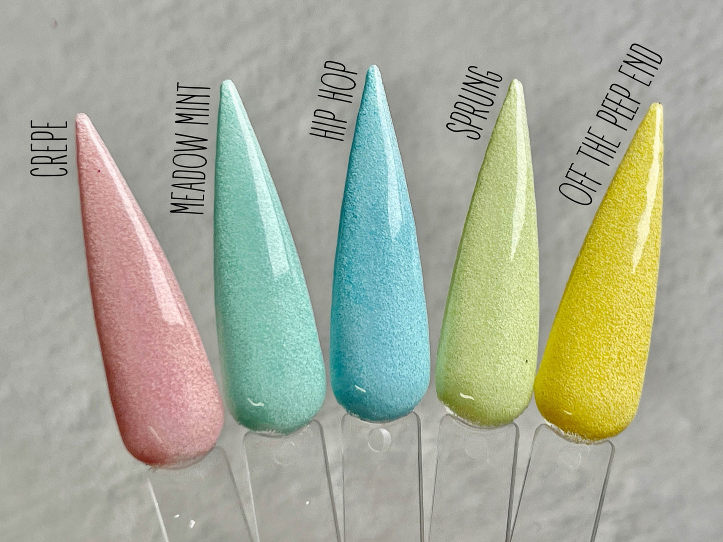 Off The Peep End Acrylic Dip Powder- Luxie Nail