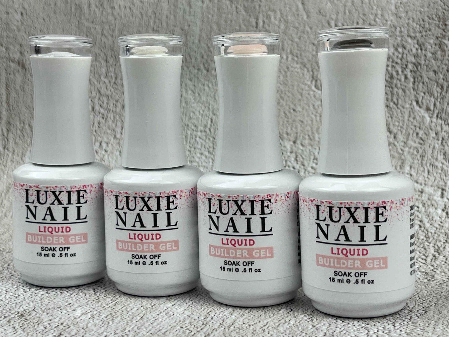 HEMA Free- Soft White Liquid Builder Gel In a Bottle 15ml - Luxie Nail